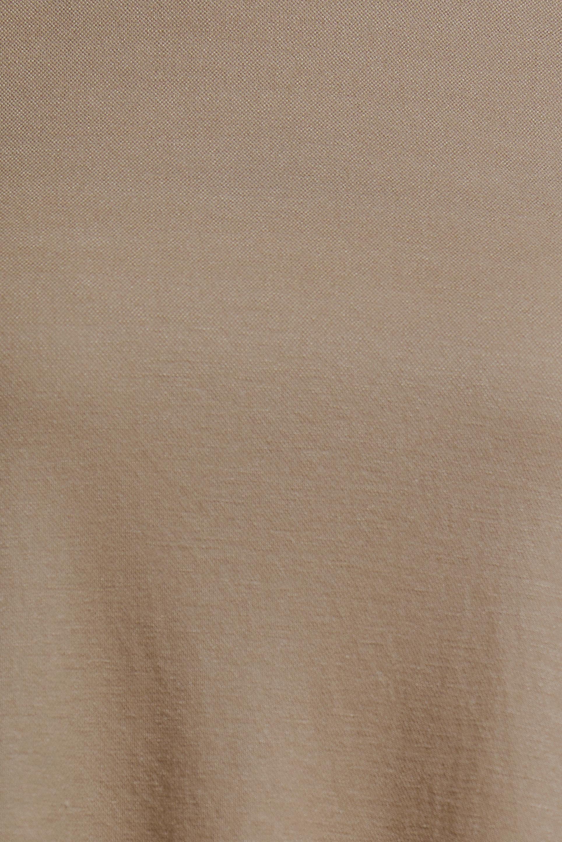 Tesettür giyim KUM BİSİKLET YAKA DÜZ TUNİK 44646