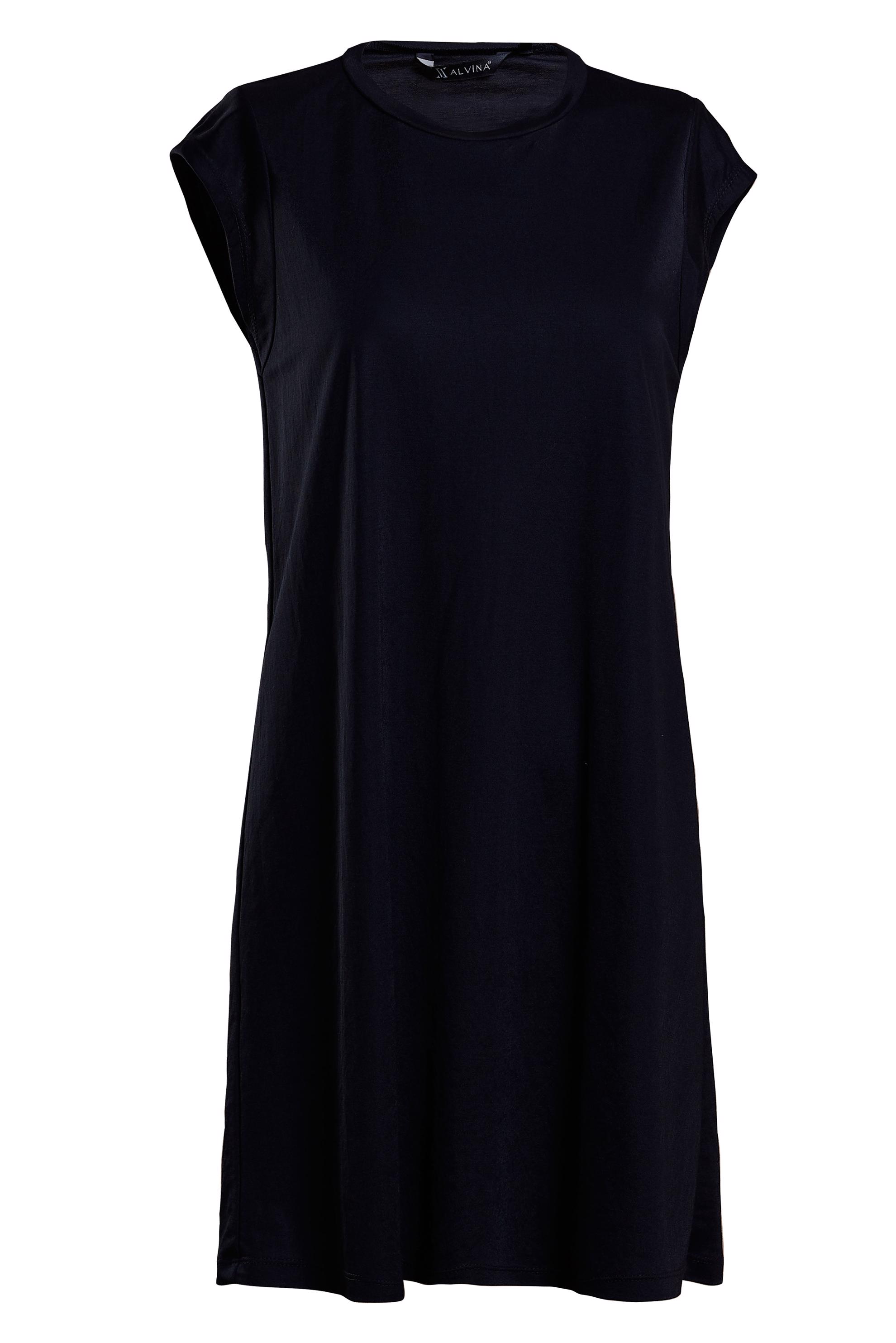 Tesettür giyim SİYAH KOLSUZ TUNİK 44647