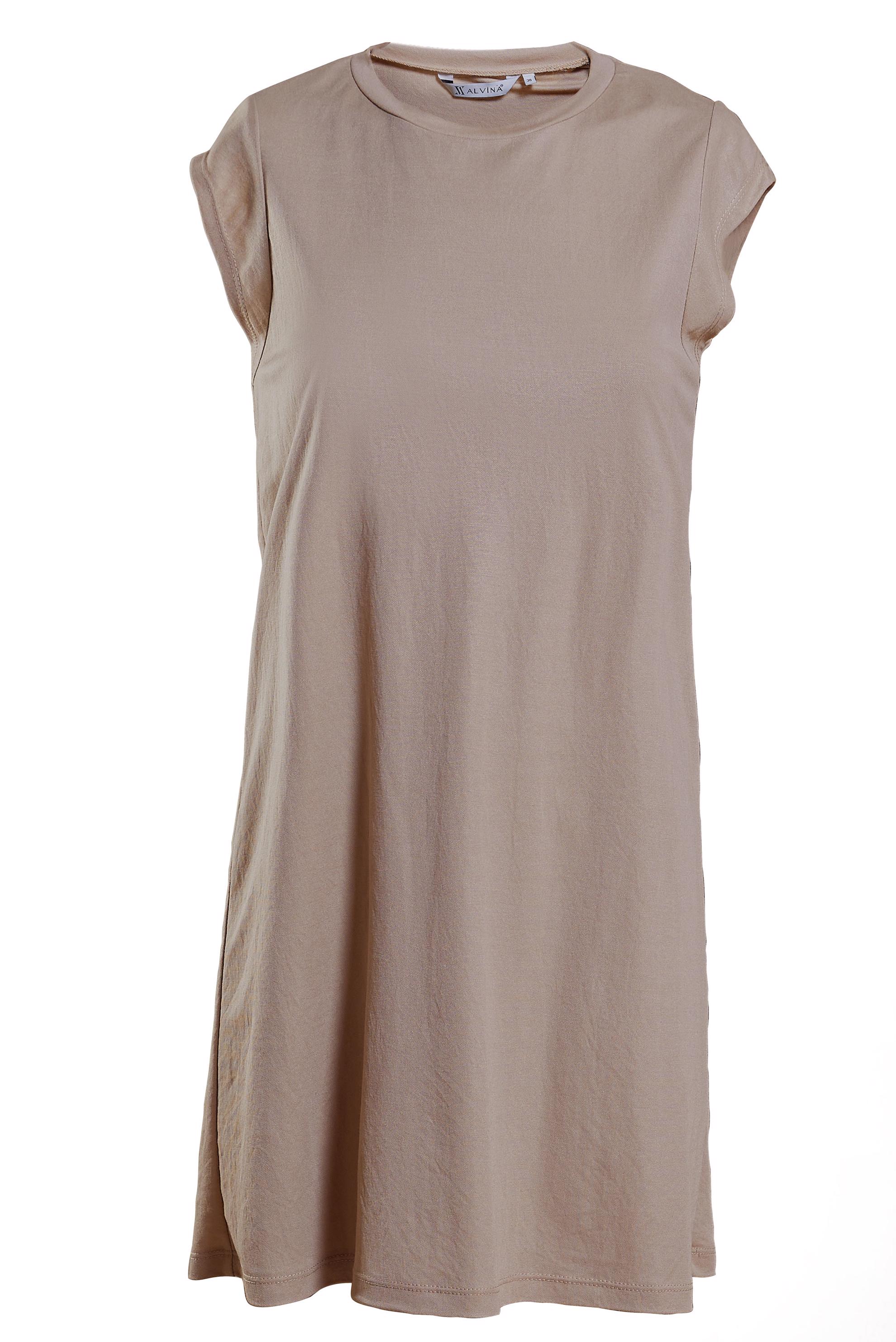 Tesettür giyim KUM KOLSUZ TUNİK 44647