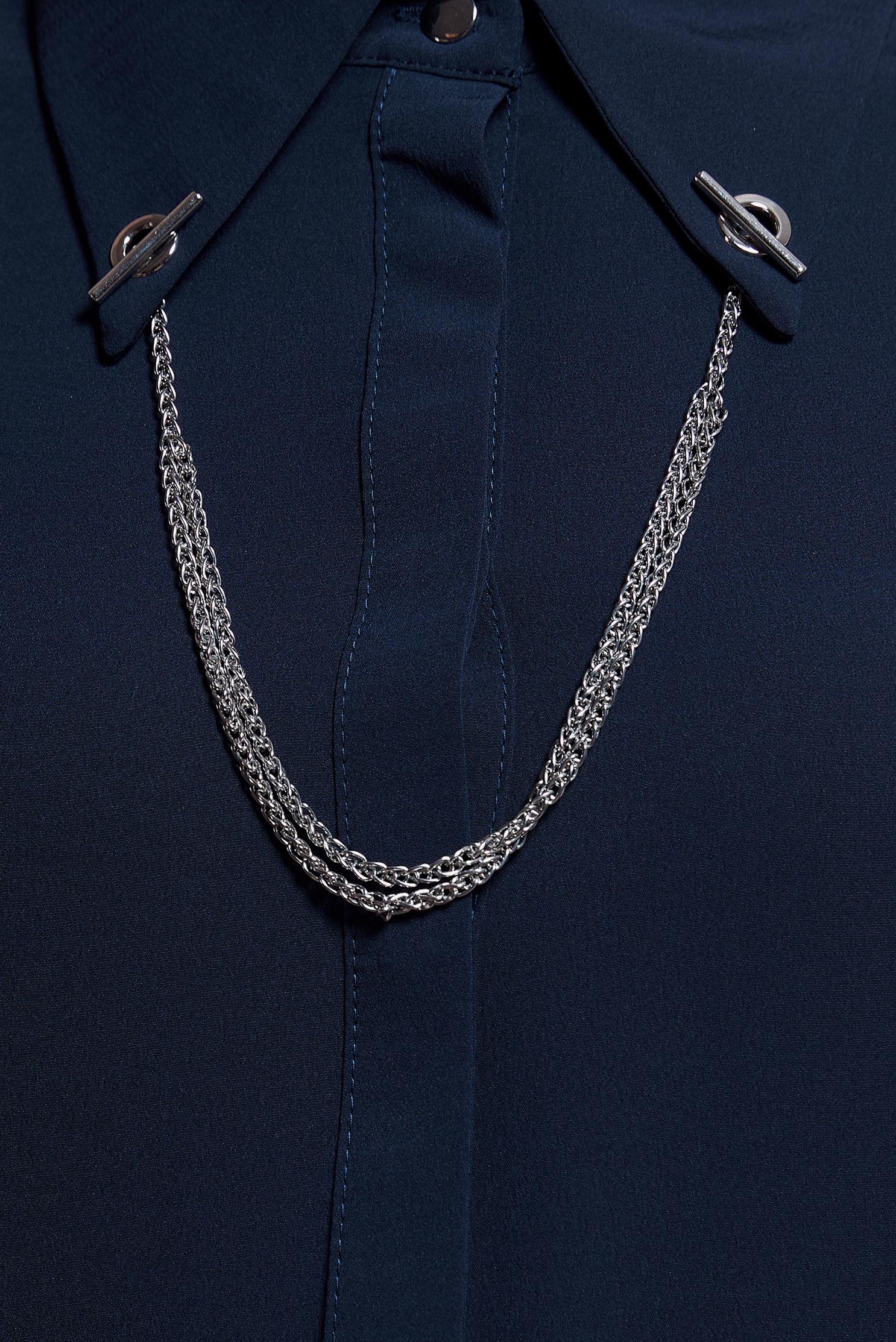 Tesettür giyim LACİVERT ZİNCİR DETAYLI TESETTÜR TUNİK 44656