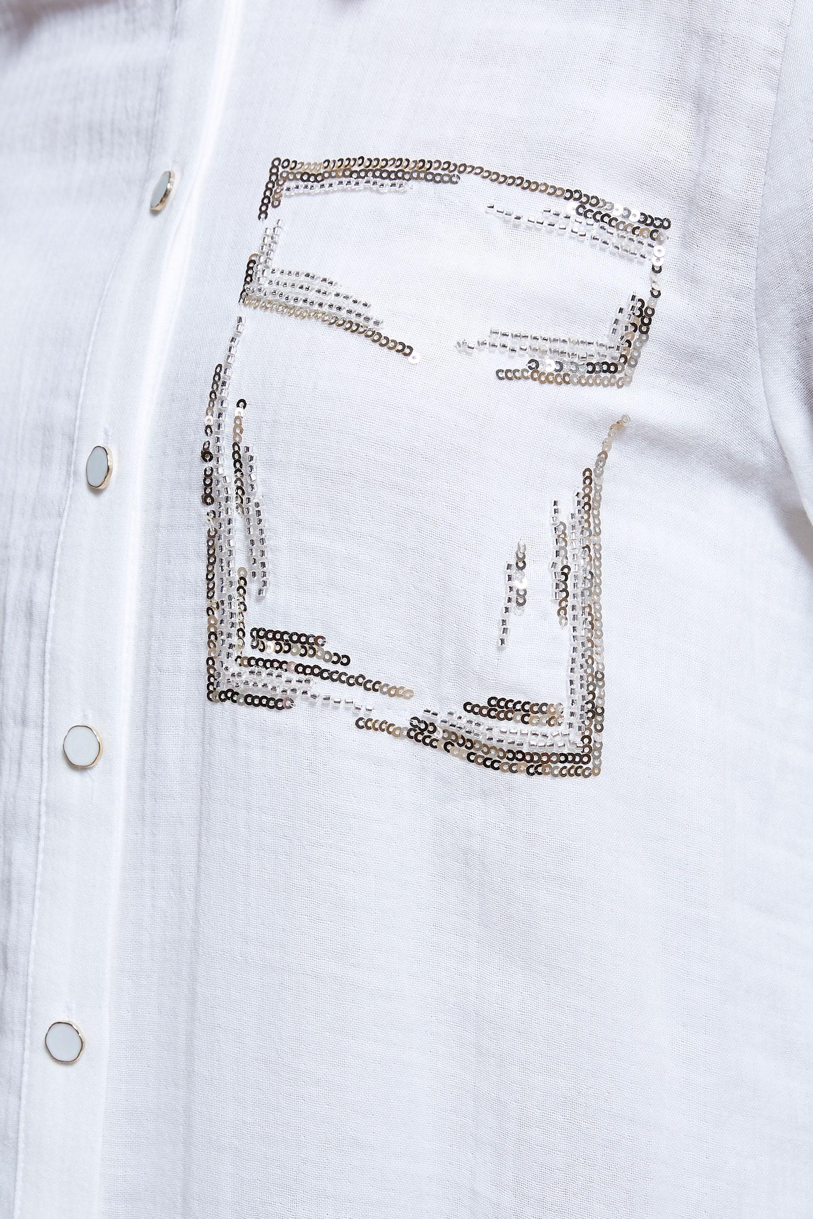 Hijab clothing WHITE COTTON MUSLIN SHIRT TUNIC 44680