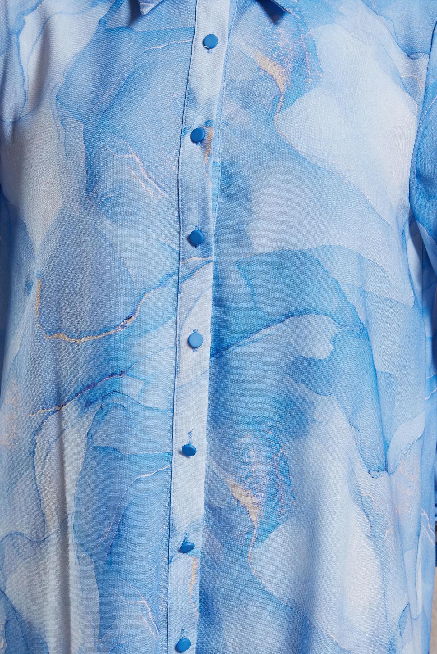 Tesettür giyim LACİVERT DESENLİ TESETTÜR TUNİK 44779