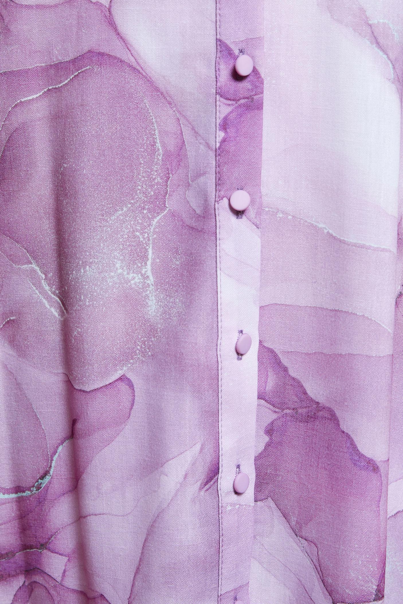 Tesettür giyim MOR DESENLİ TESETTÜR TUNİK 44779