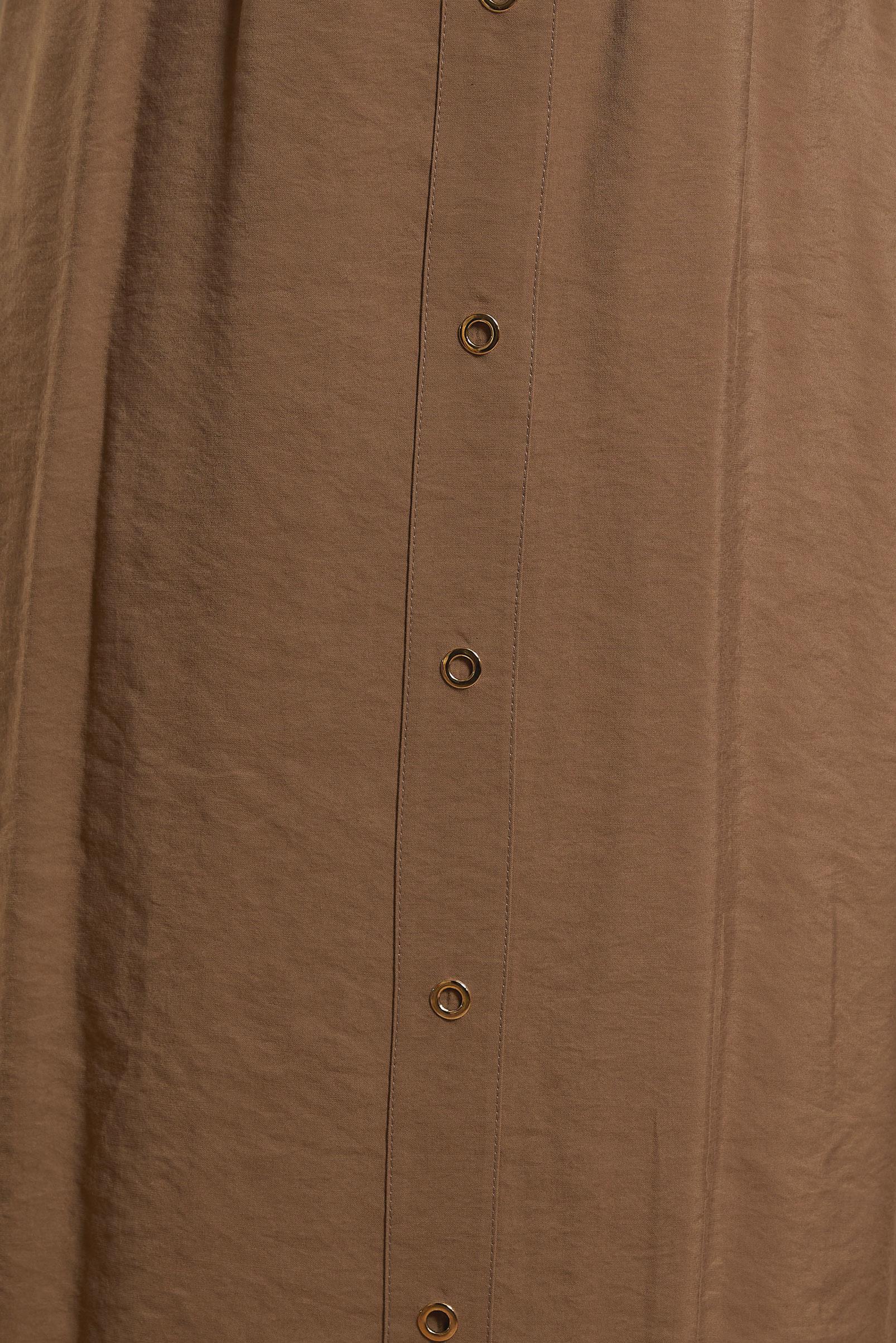 Tesettür giyim KAHVE BELİ BÜZGÜLÜ TRENÇKOT 10851