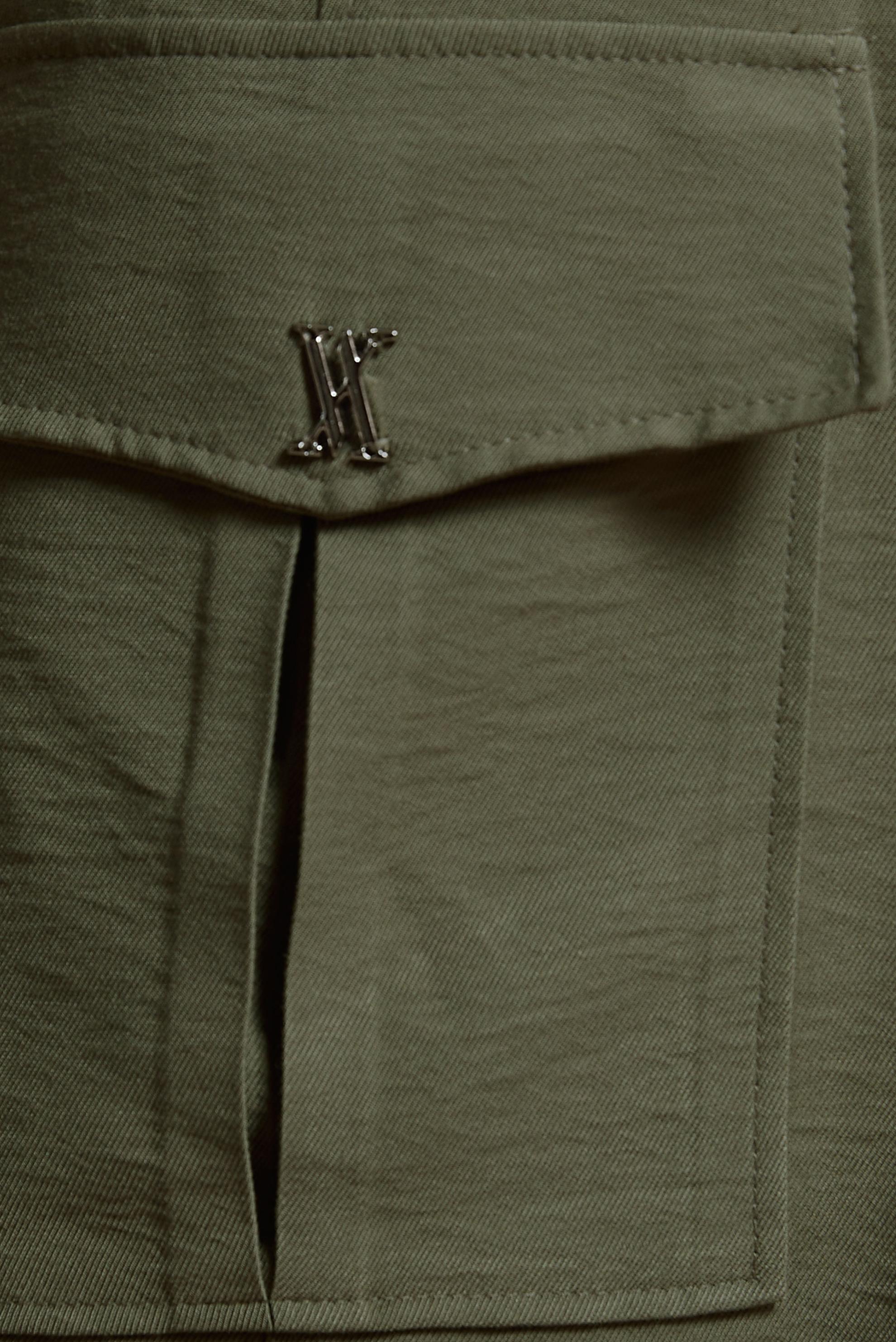 Tesettür giyim HAKİ KAPÜŞONLU TRENÇKOT 10859