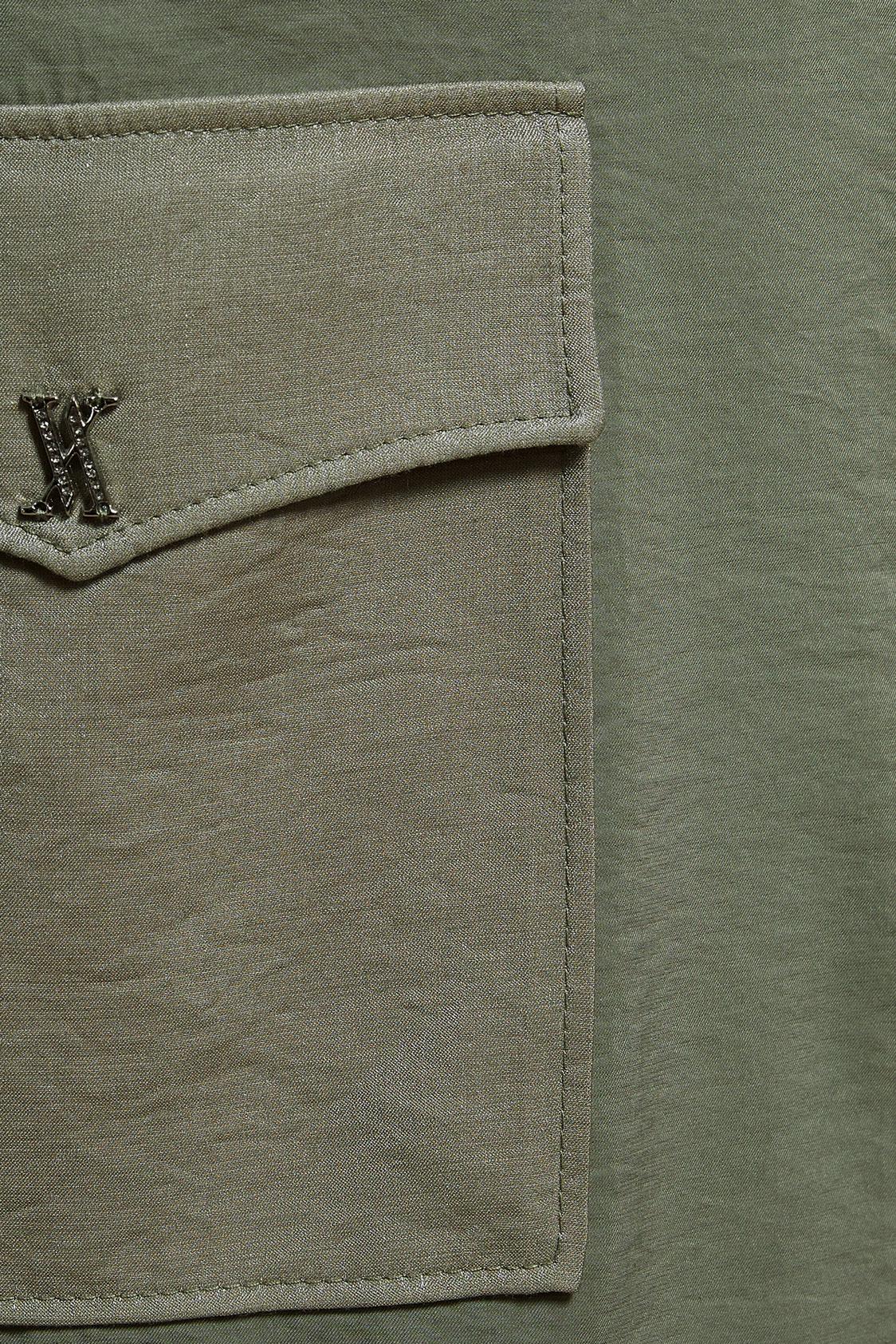 Tesettür giyim HAKİ ÇITÇITLI TRENÇKOT 10871