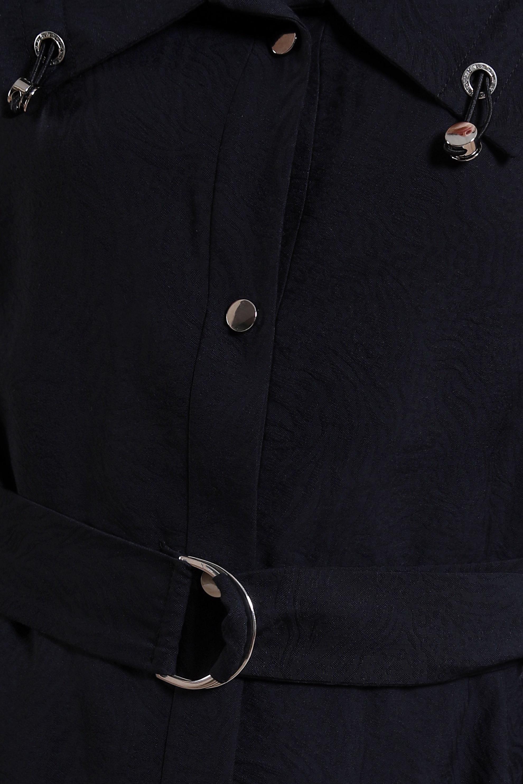 Tesettür giyim SİYAH KEMERLİ TRENÇKOT 10876