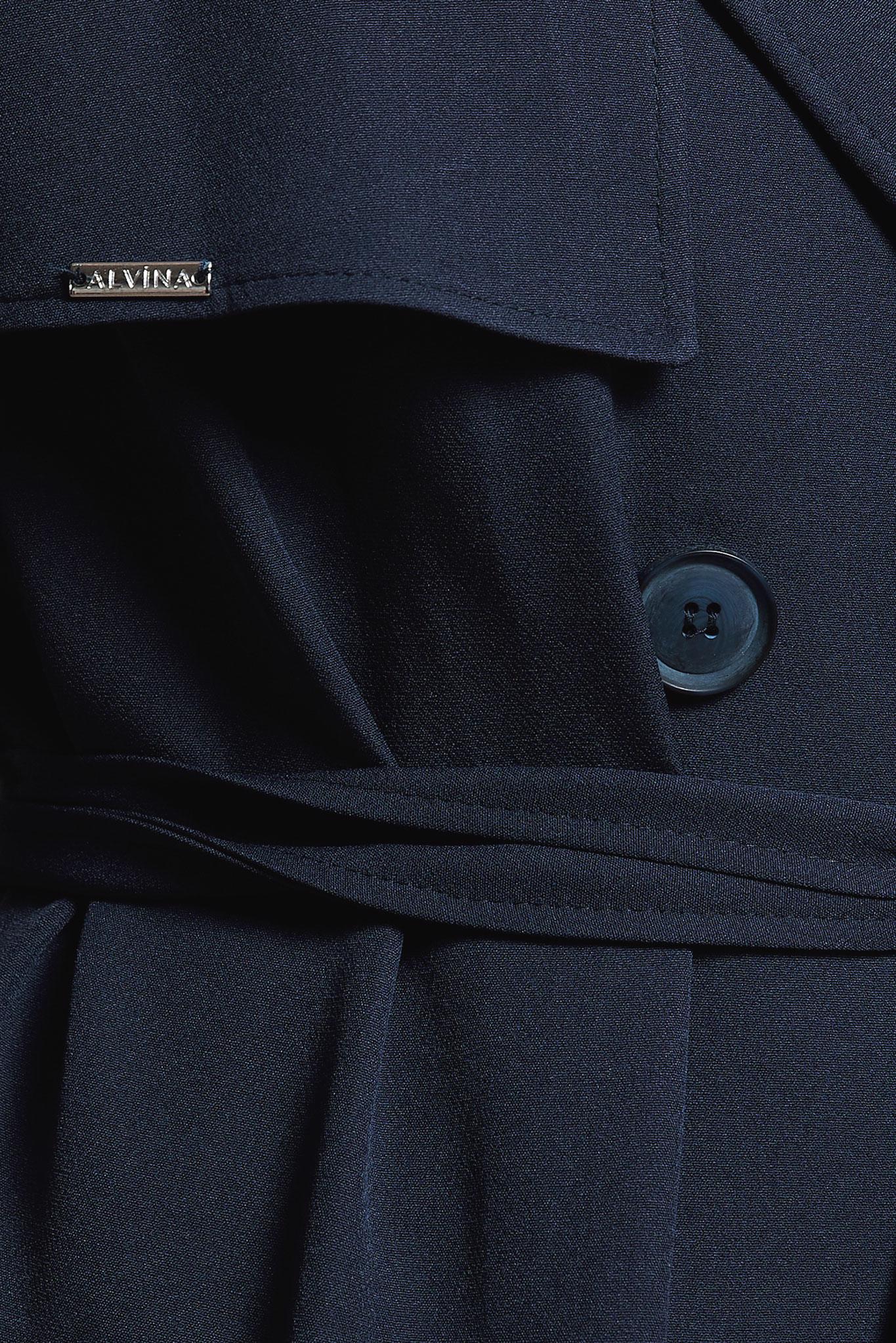 Tesettür giyim LACİVERT KUŞAKLI TRENÇKOT 10891