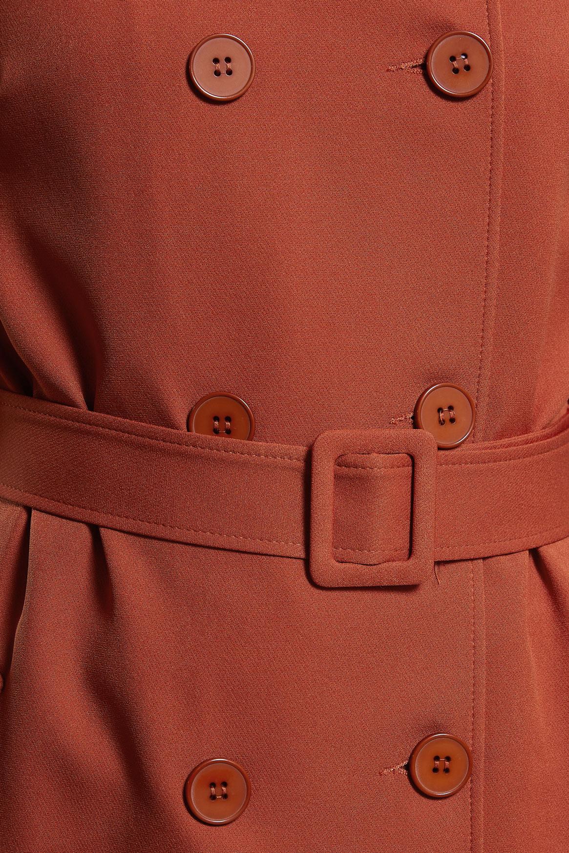 Hijab clothing ORANGE BELTED TRENCH COAT 10896