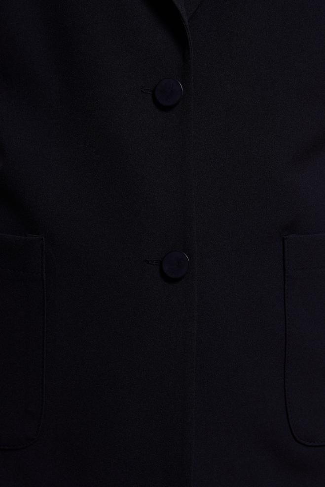 Tesettür giyim SİYAH BROŞ DETAYLI YELEK 44658 - ALVİNA