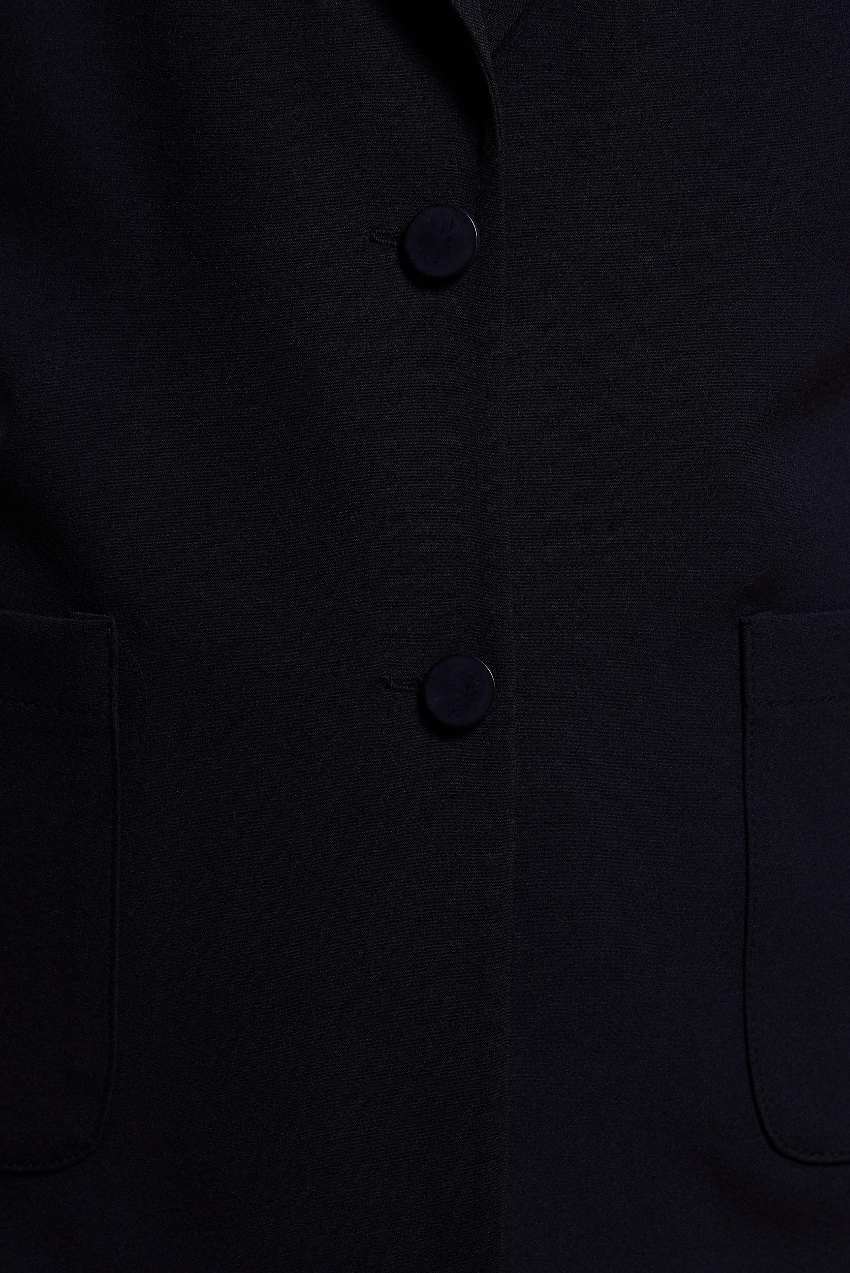 Tesettür giyim SİYAH BROŞ DETAYLI YELEK 44658