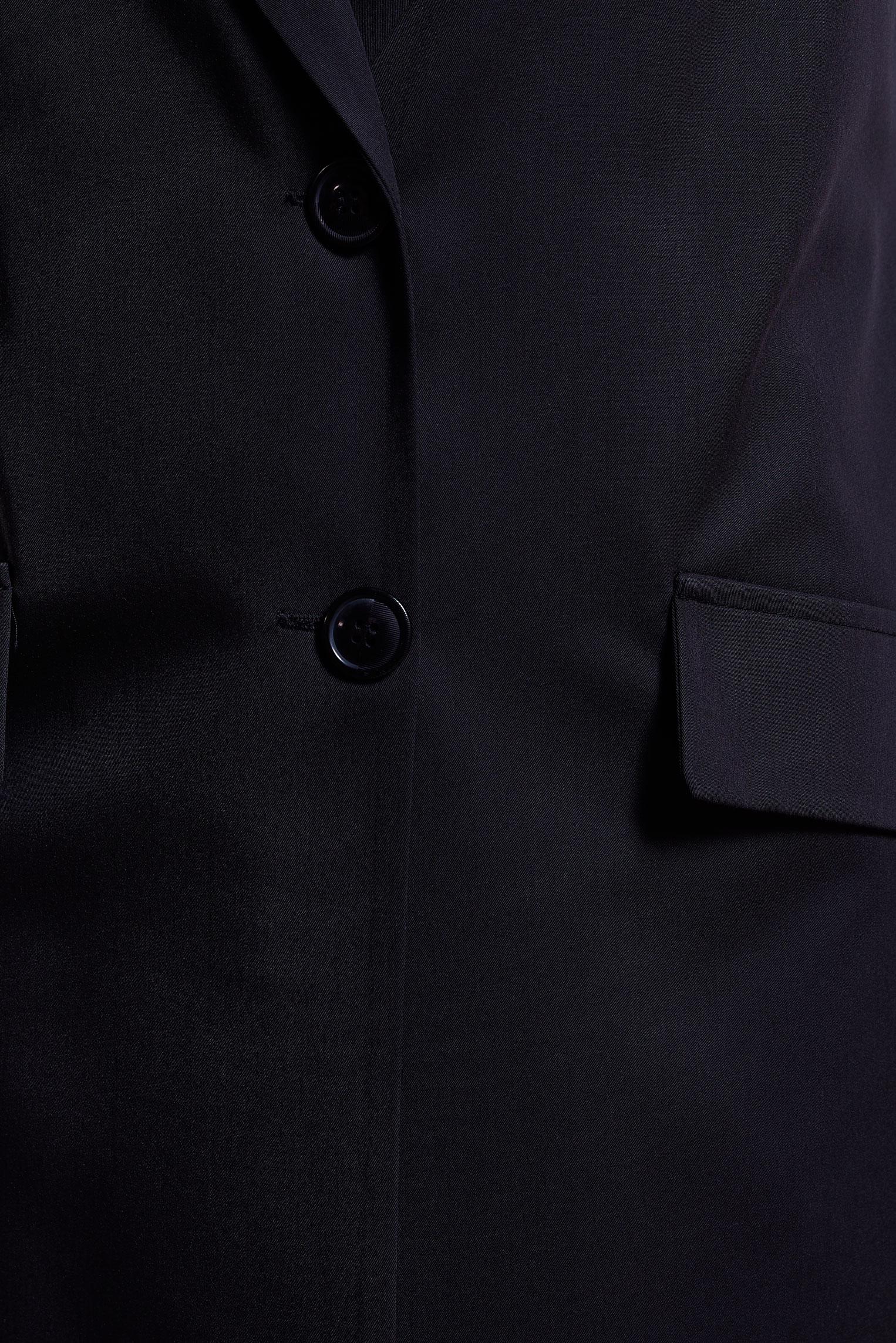 Tesettür giyim SİYAH KRUVAZE YAKA YELEK 44660