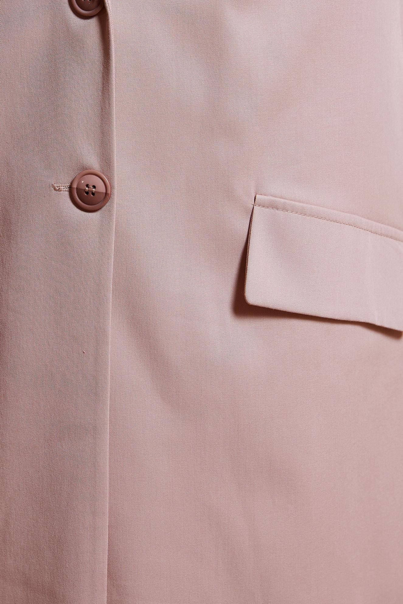 Tesettür giyim PUDRA KRUVAZE YAKA YELEK 44660