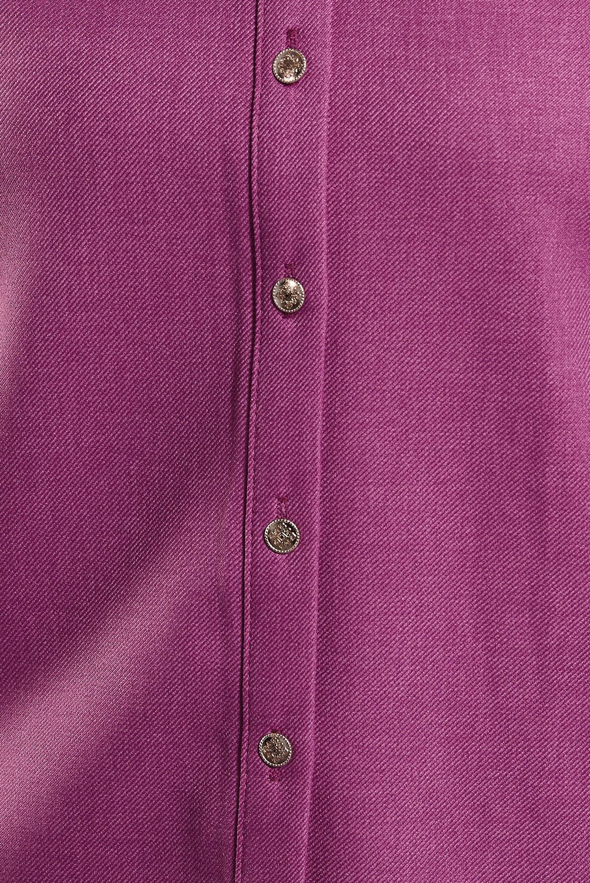 Hijab clothing FUCHSIA SHIRT COLLAR BLOUSE 45126