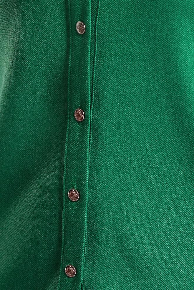 Vêtements hijab VERT BLOUSE COL CHEMISE 45126 - ALVİNA
