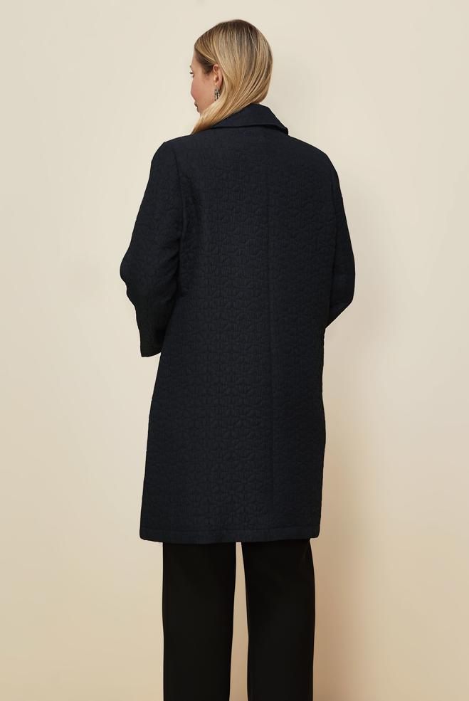 Vêtements hijab BLEU MARINE VESTE MATELASSÉE 20618 - ALVİNA