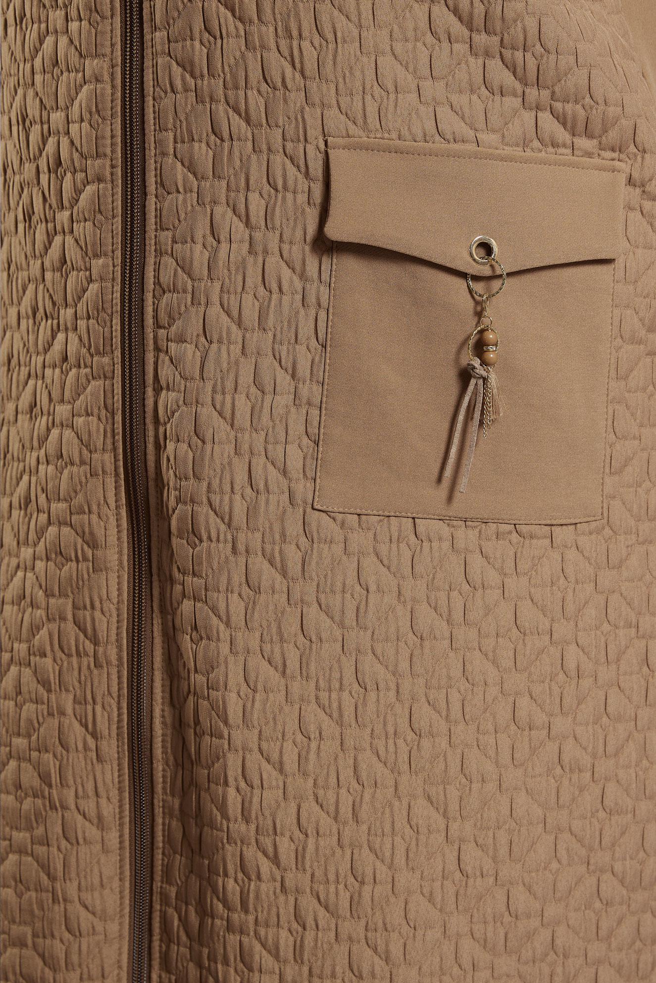 Tesettür giyim KAHVE BÜYÜK BEDEN GİY ÇIK 20626