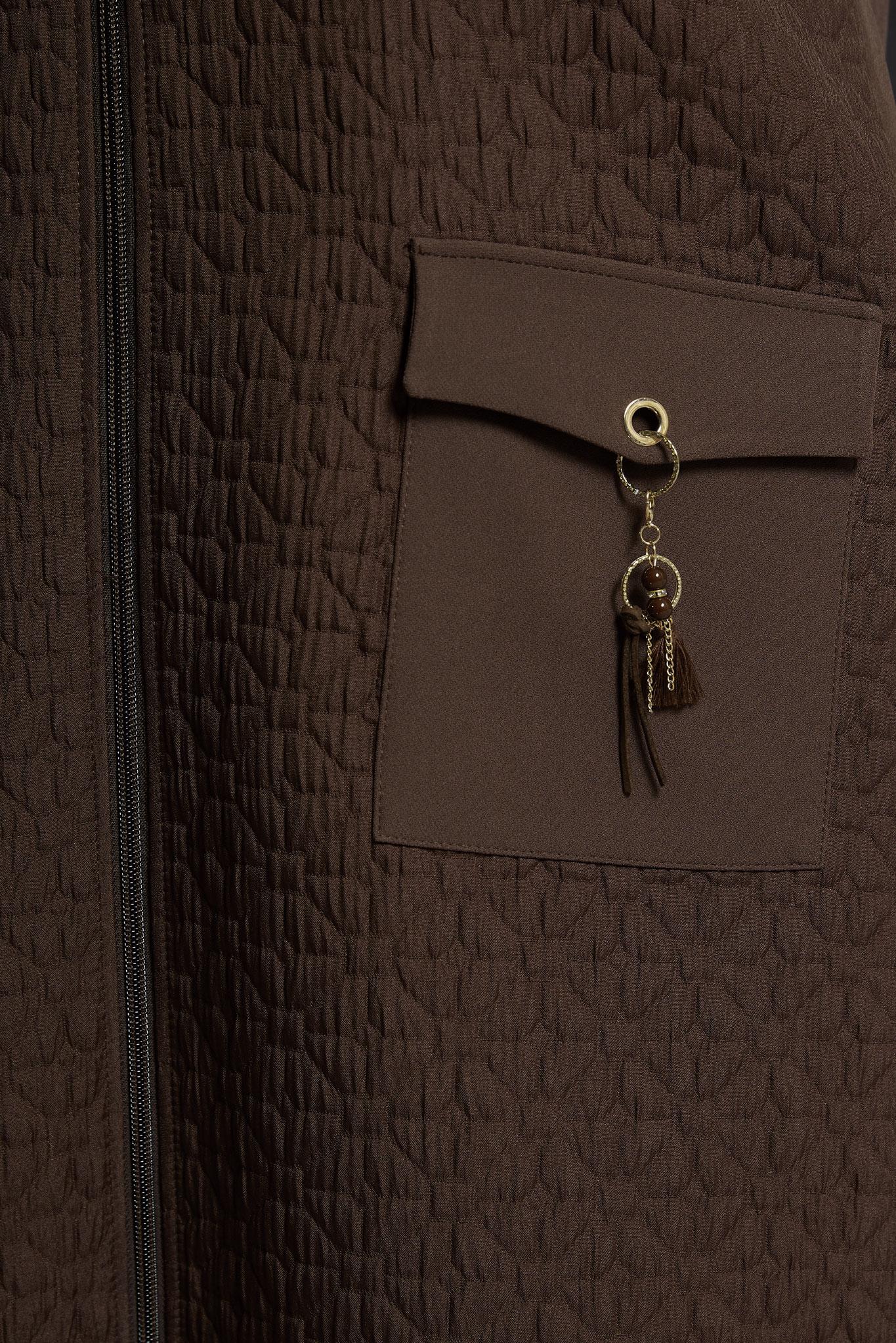 Tesettür giyim KAHVE BÜYÜK BEDEN GİY ÇIK 20626