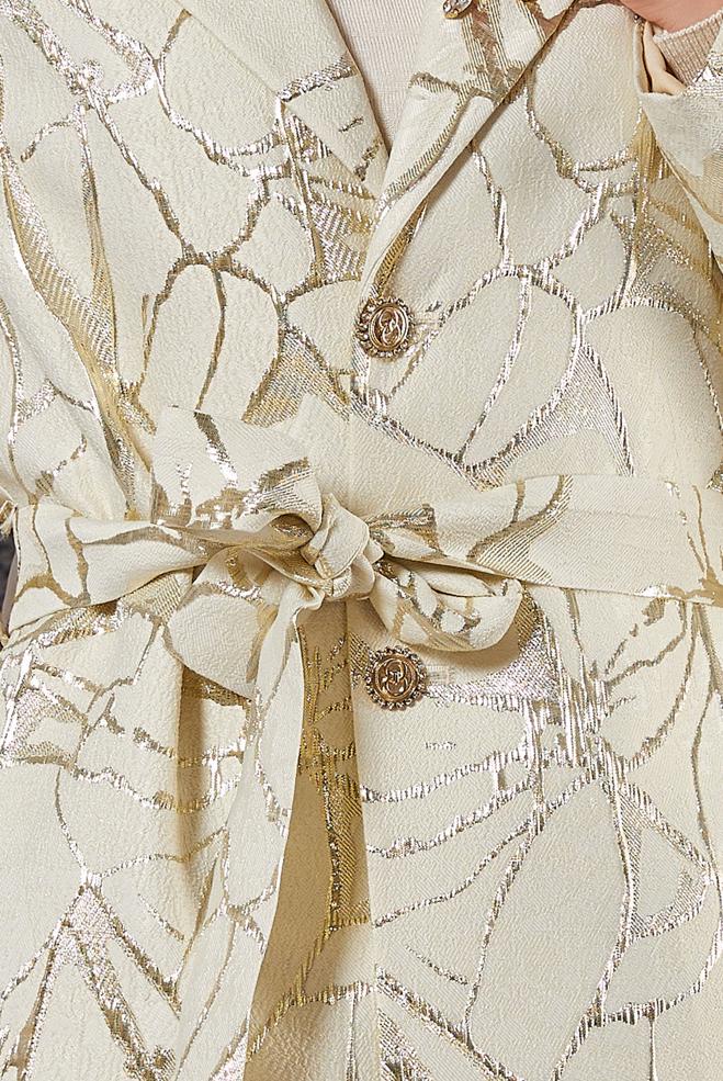 Hijab clothing WHITE JACQUARD JACKET 44740 - ALVİNA