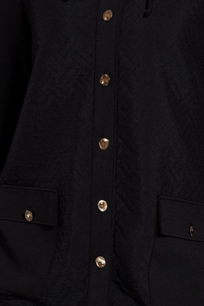 Vêtements hijab NOIR VESTE À CAPUCHE 45199 - ALVİNA