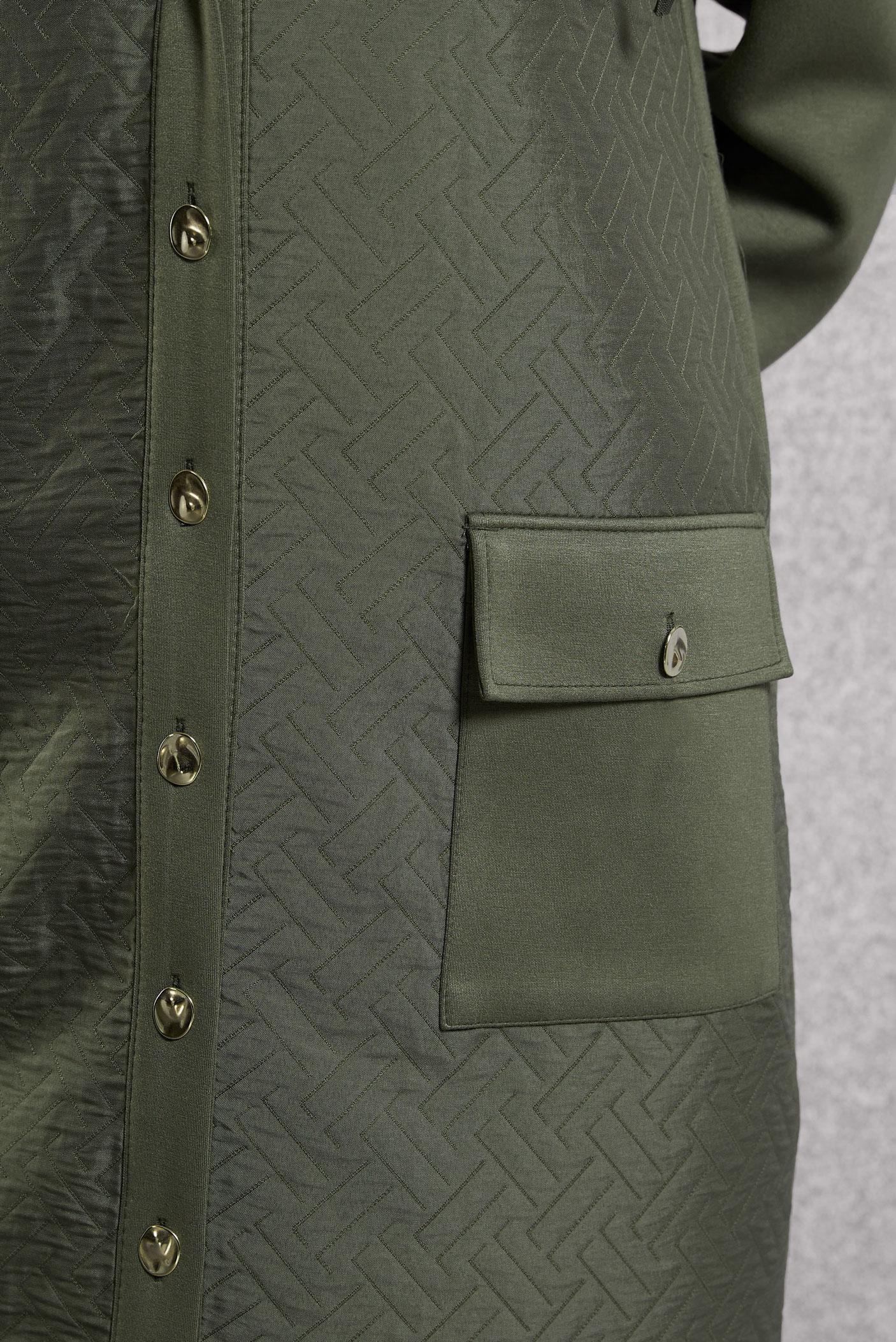 Hijab clothing KHAKI HOODED JACKET 45199