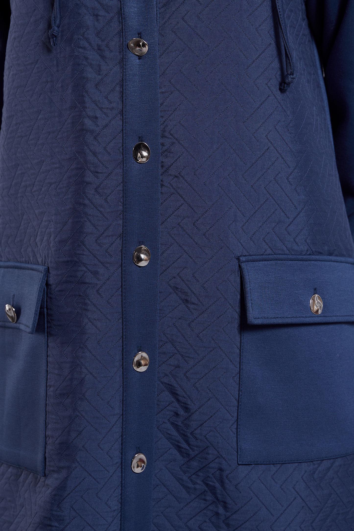 Hijab clothing NAVY BLUE HOODED JACKET 45199