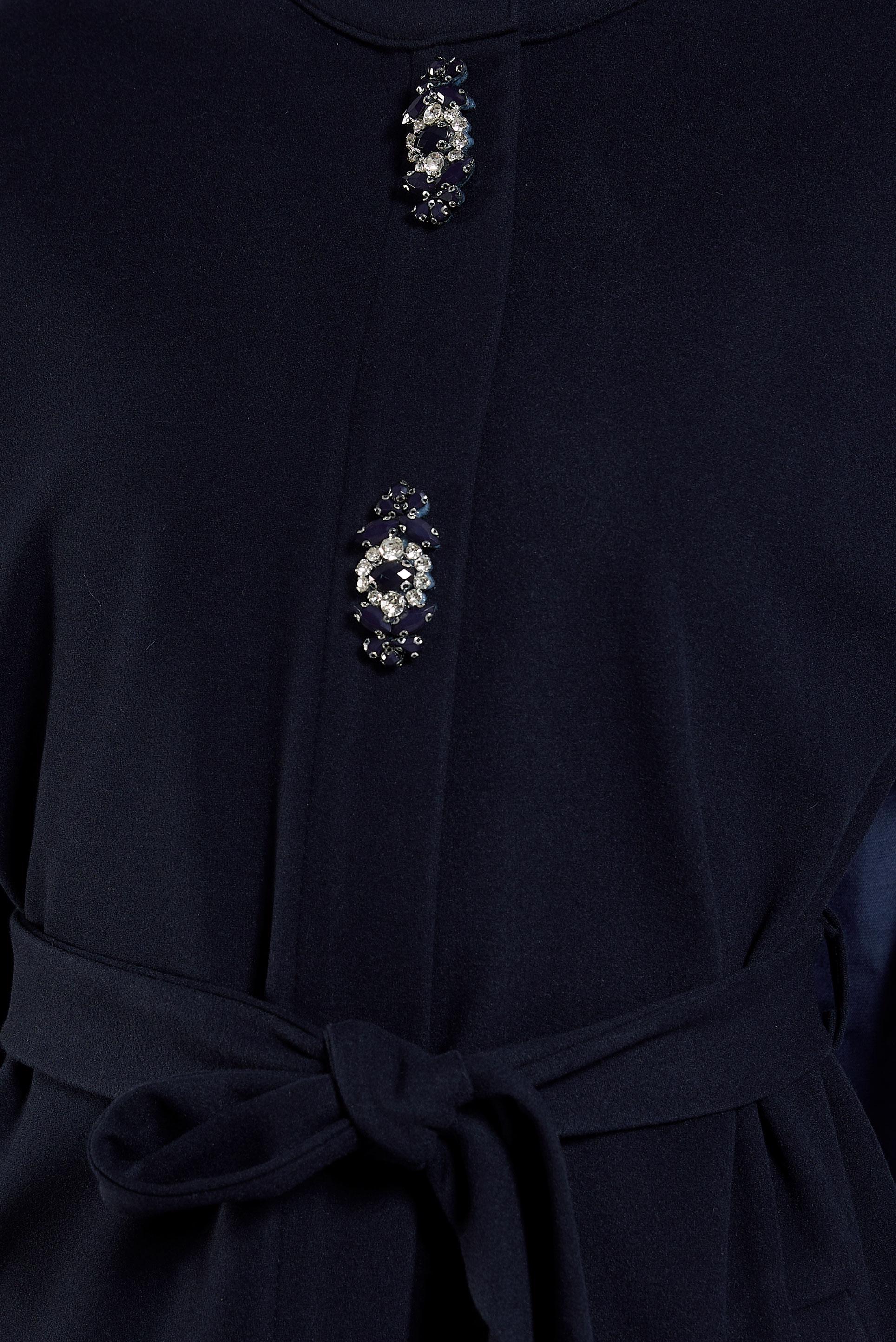 Hijab clothing NAVY BLUE BELTED JACKET 45220