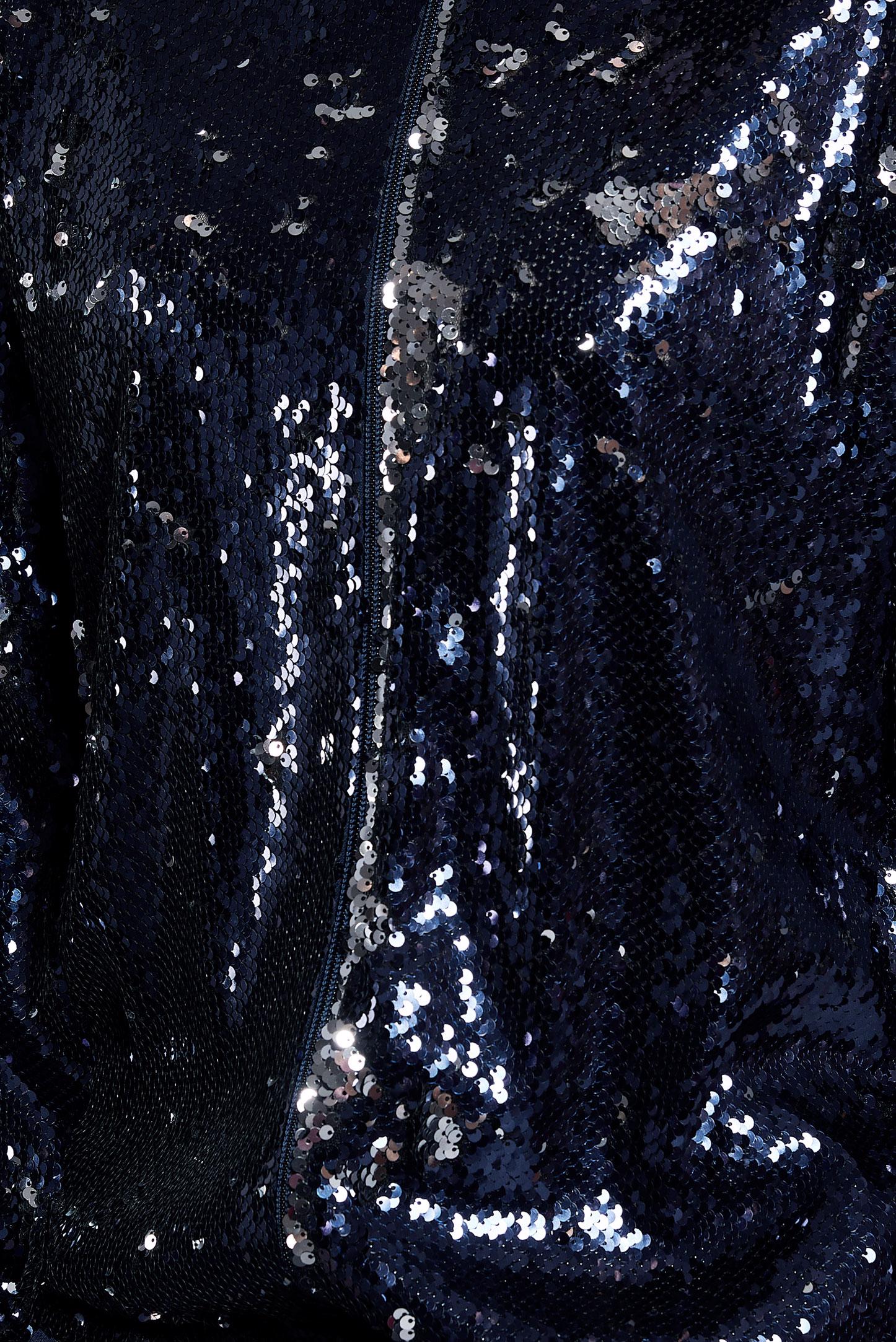 Tesettür giyim LACİVERT PUL PAYETLİ CEKET 45221