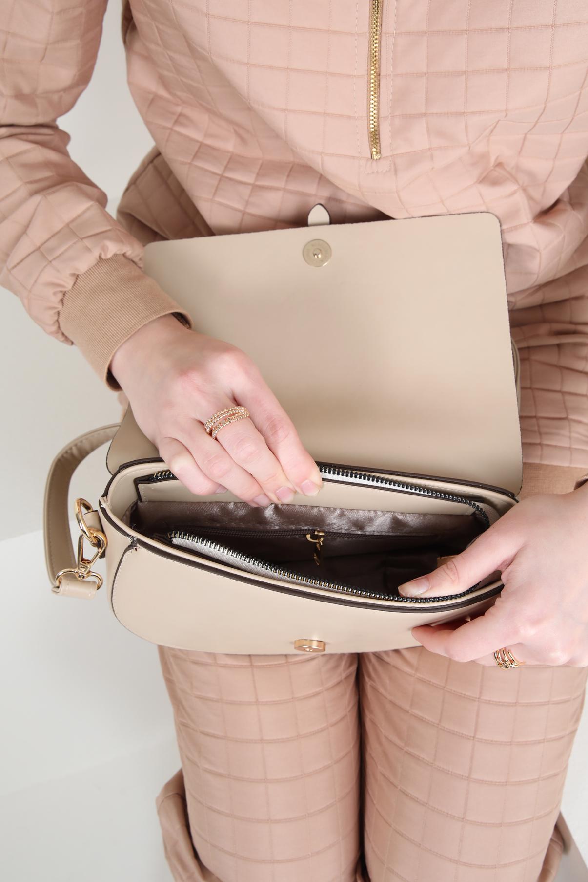 Tesettür giyim BEYAZ ALVİNA ÇANTA 919