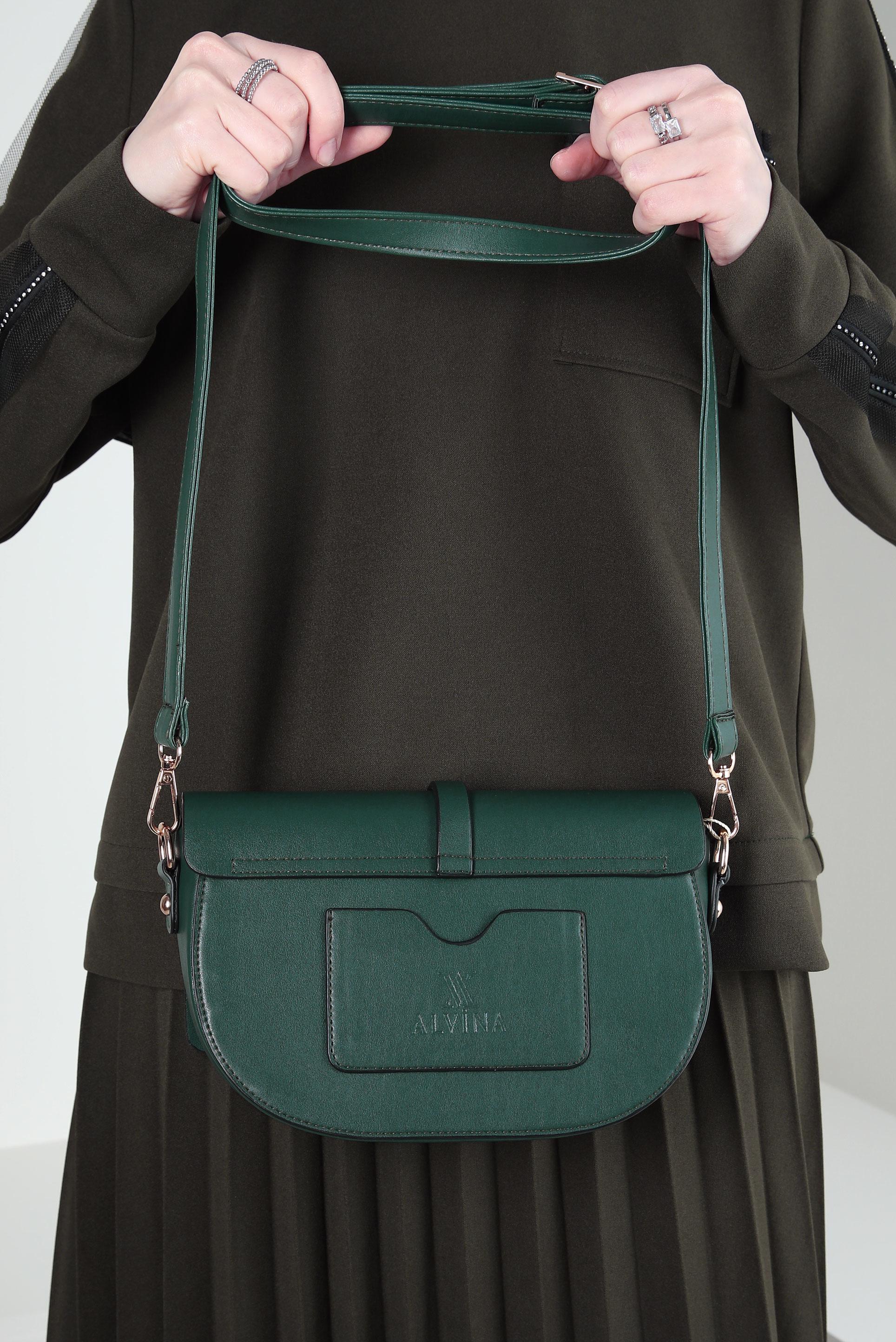 Tesettür giyim MAVİ ALVİNA ÇANTA 919