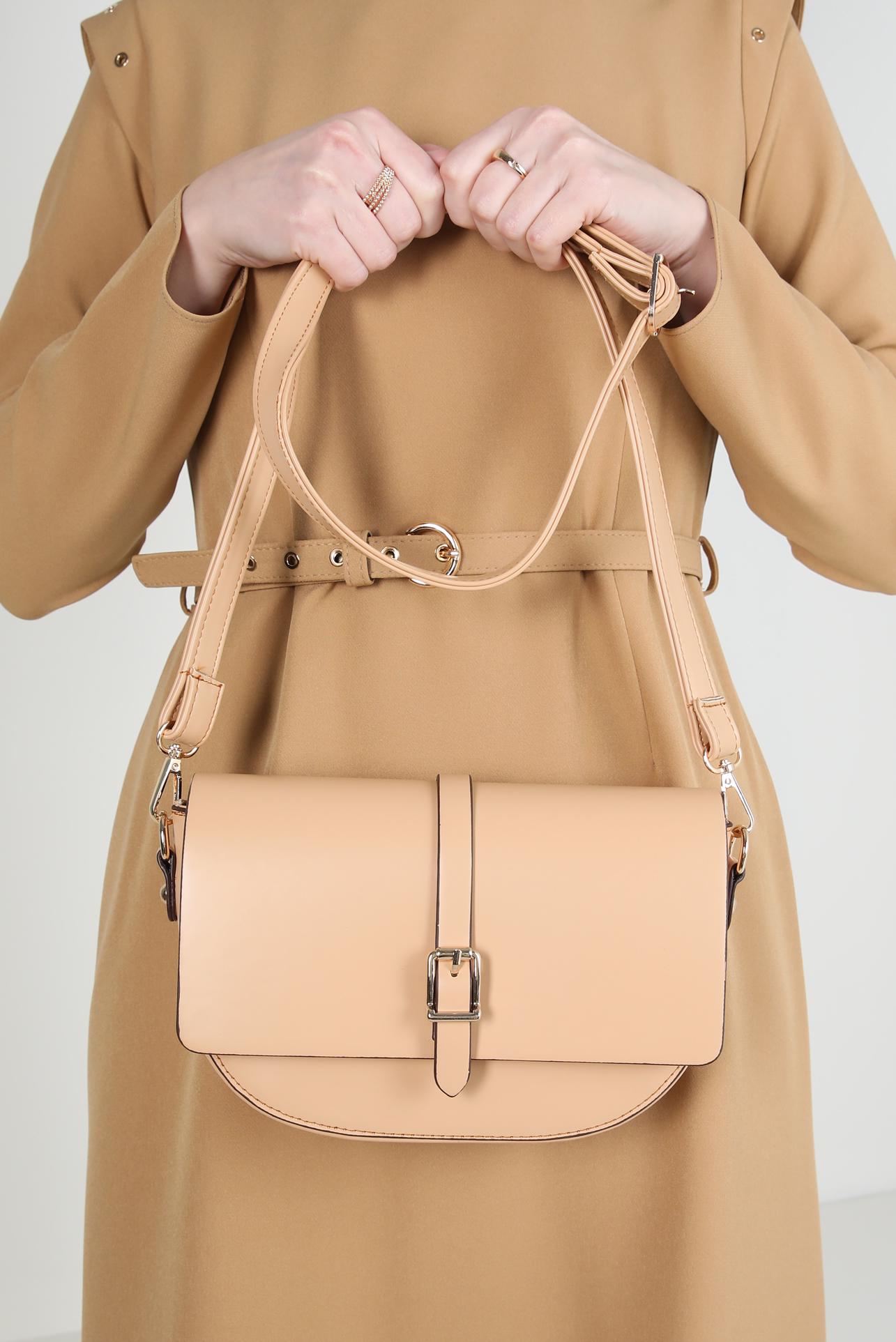 Tesettür giyim PUDRA ALVİNA ÇANTA 919