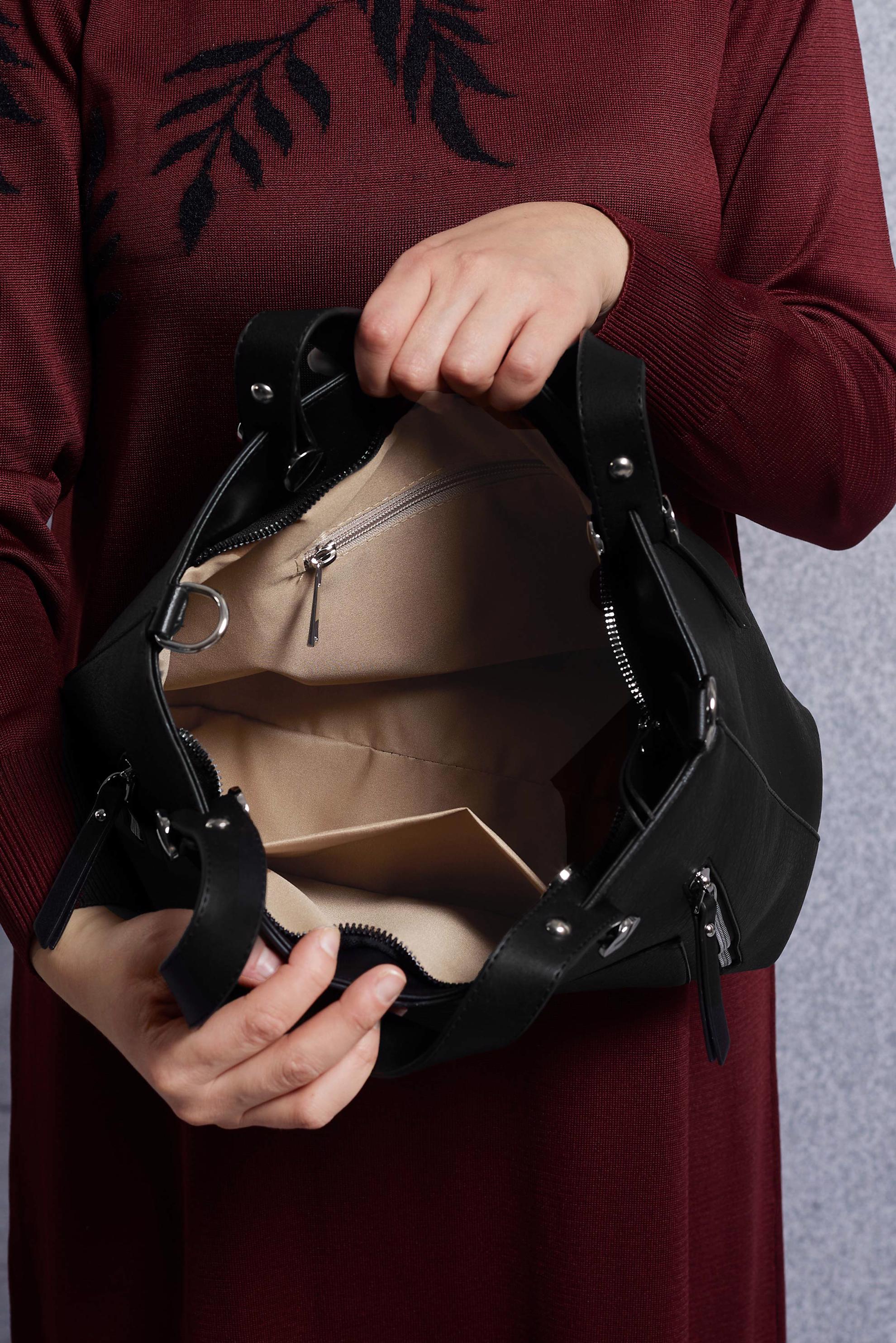 Tesettür giyim SİYAH ALVİNA ÇANTA 930