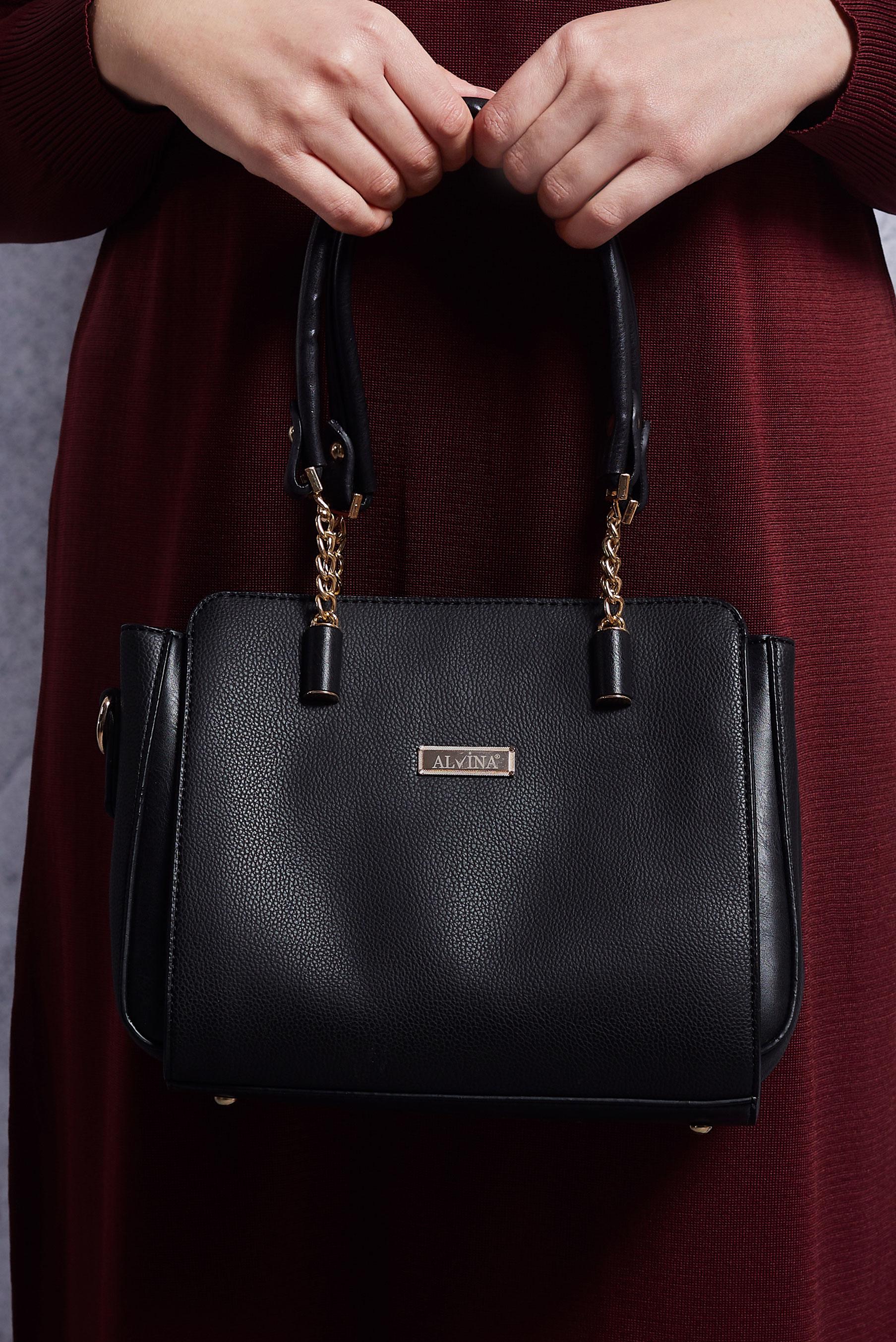 Tesettür giyim SİYAH ALVİNA ÇANTA 960