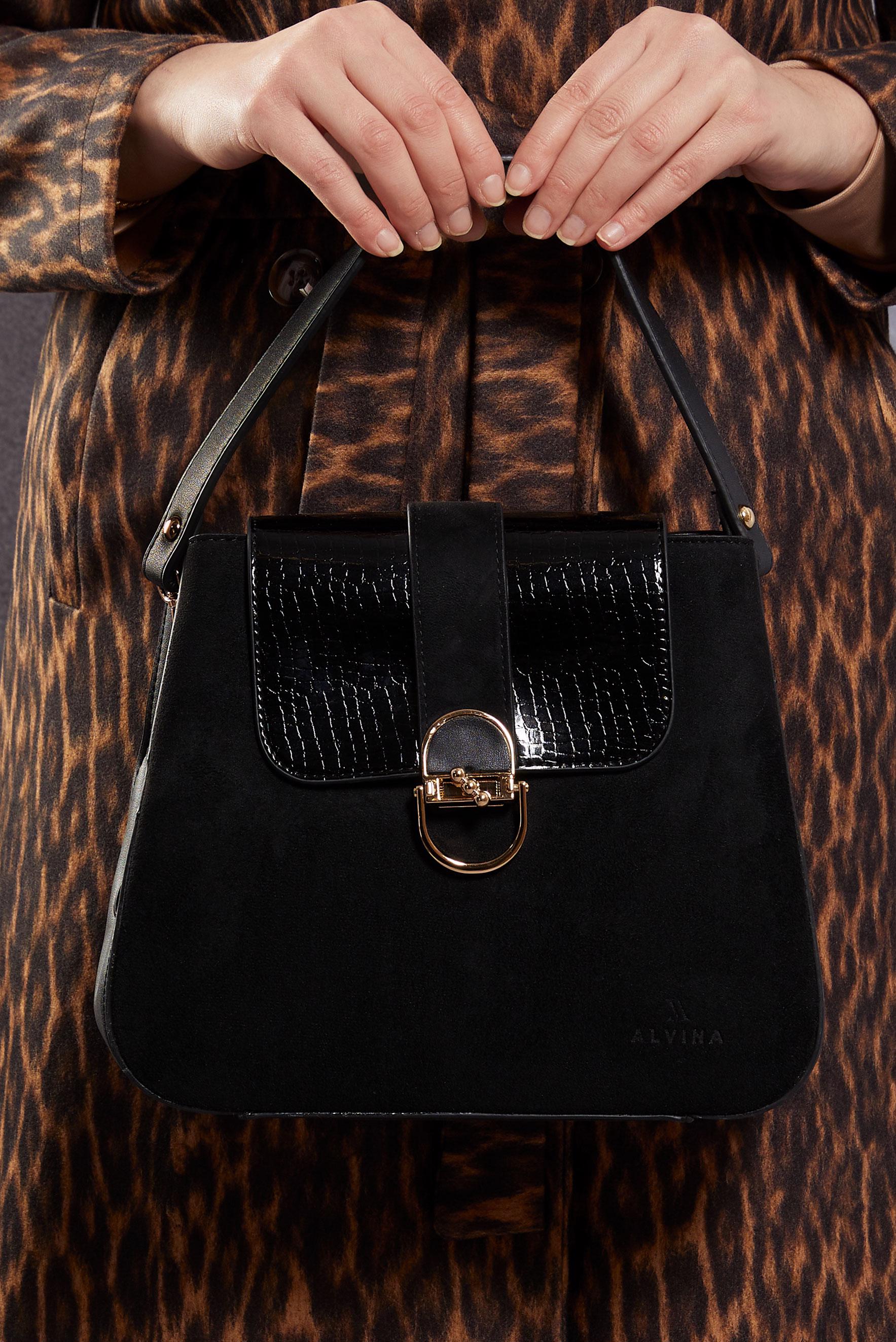 Tesettür giyim SİYAH ALVİNA ÇANTA 2038