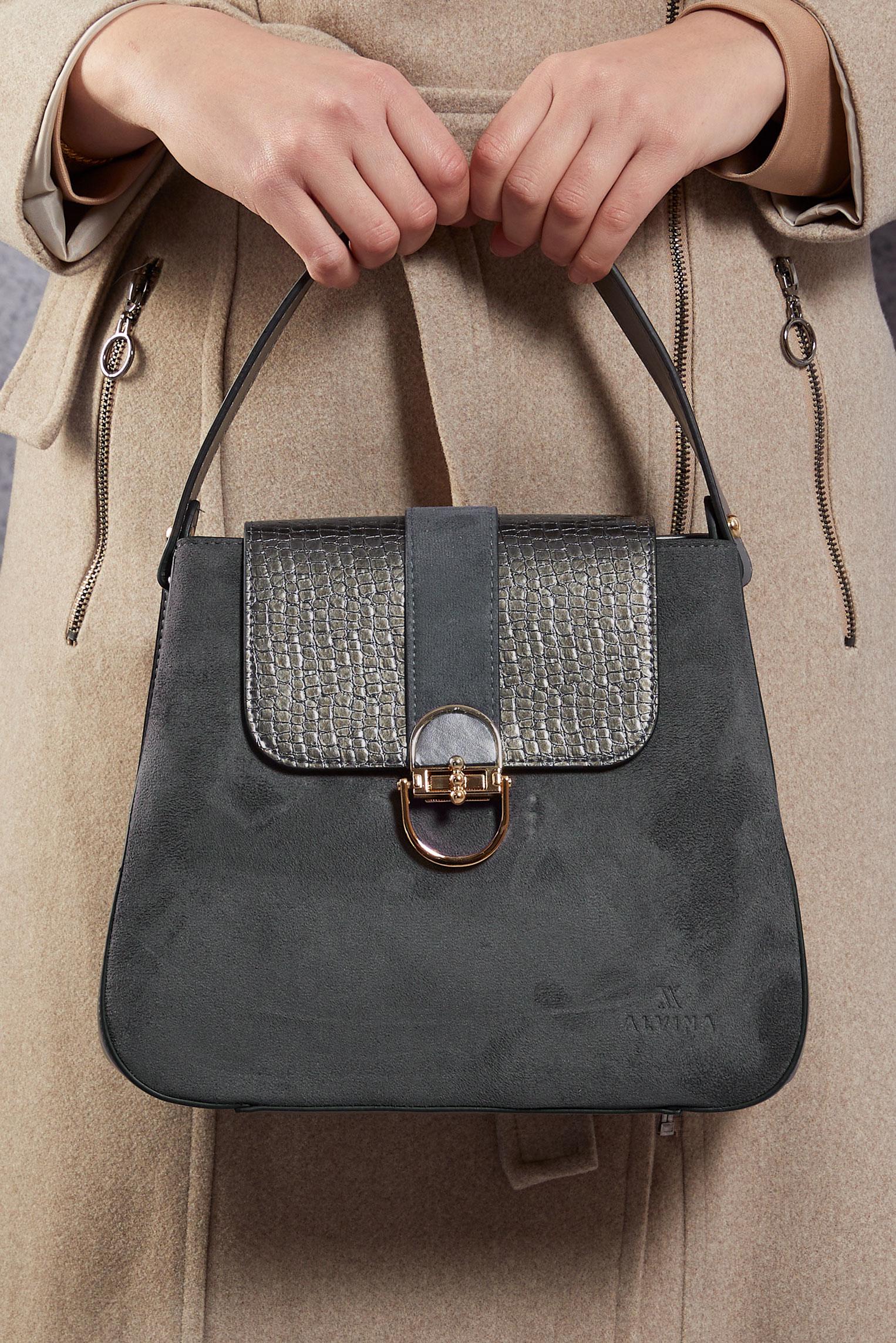 Tesettür giyim BEJ ALVİNA ÇANTA 2038