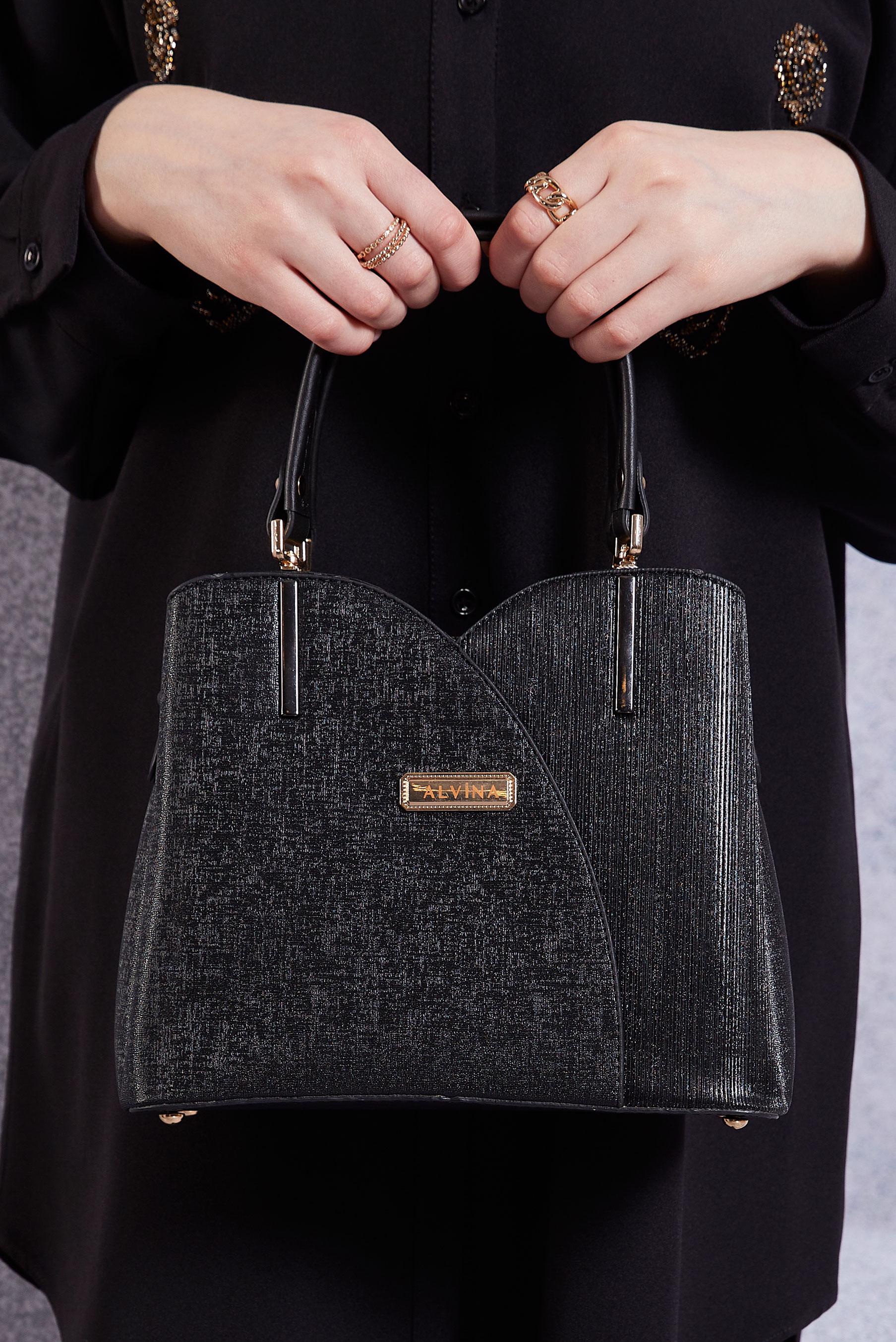 Tesettür giyim SİYAH ALVİNA ÇANTA 2203