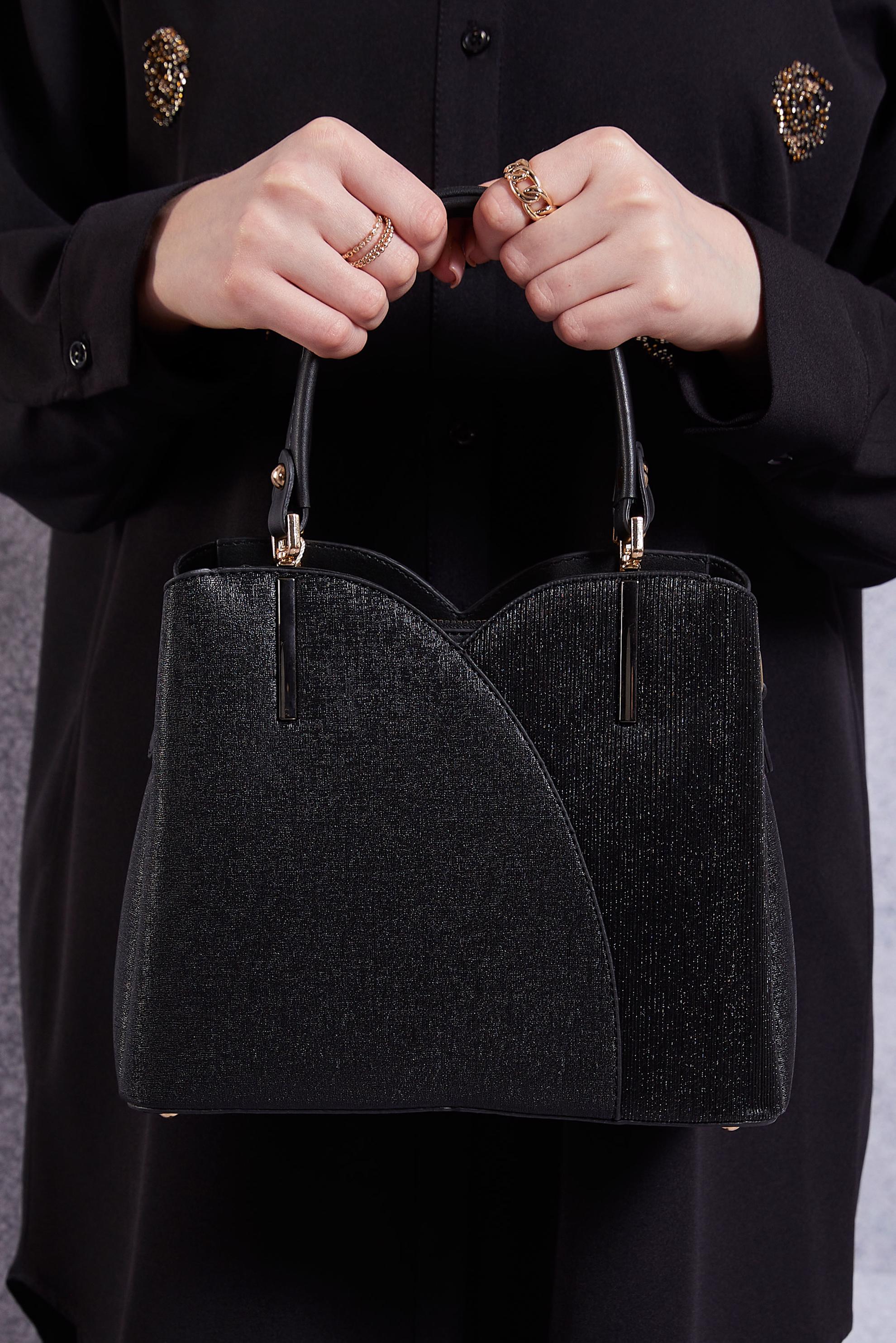 Tesettür giyim SİYAH ALVİNA ÇANTA 2203