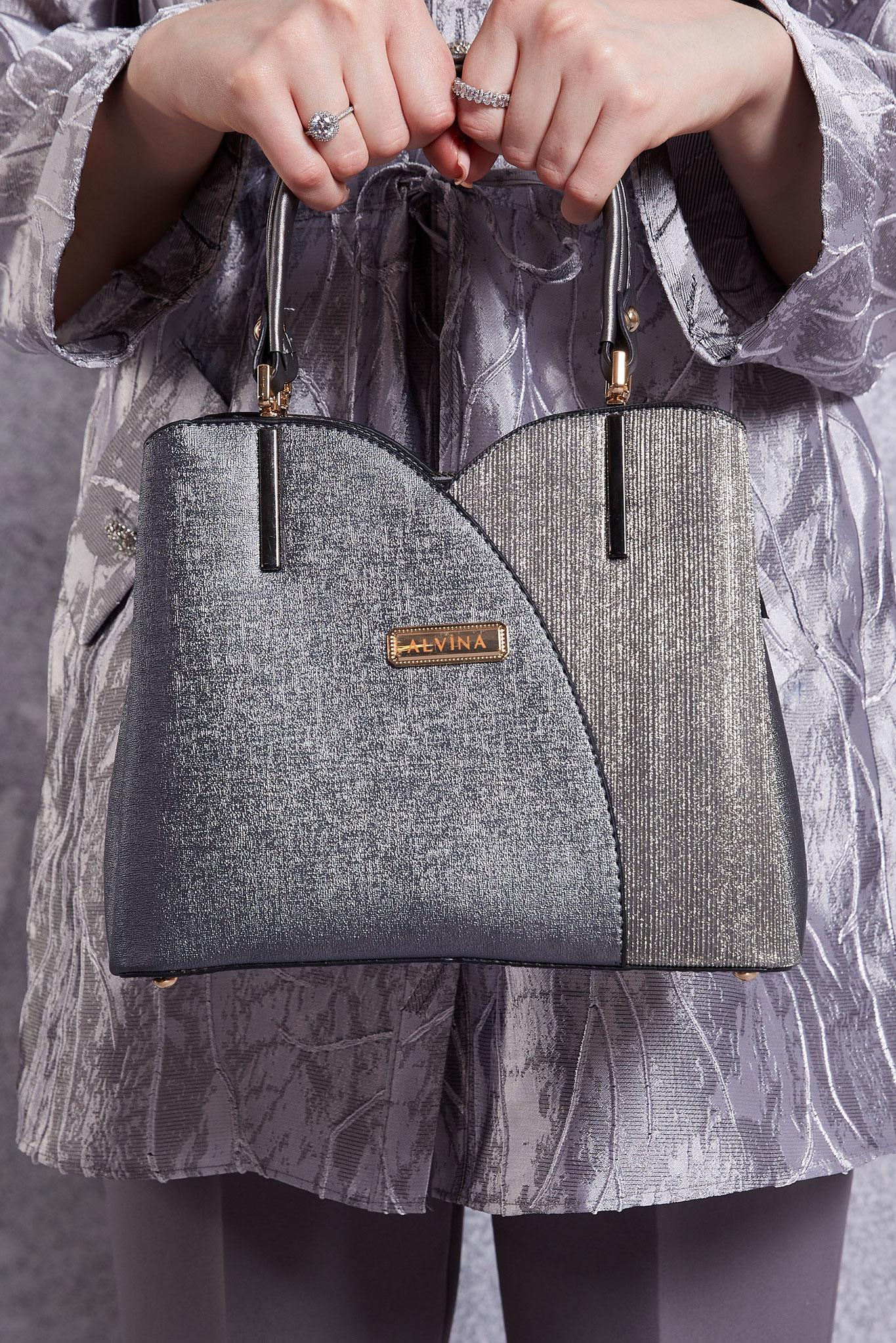 Tesettür giyim BEJ ALVİNA ÇANTA 2203