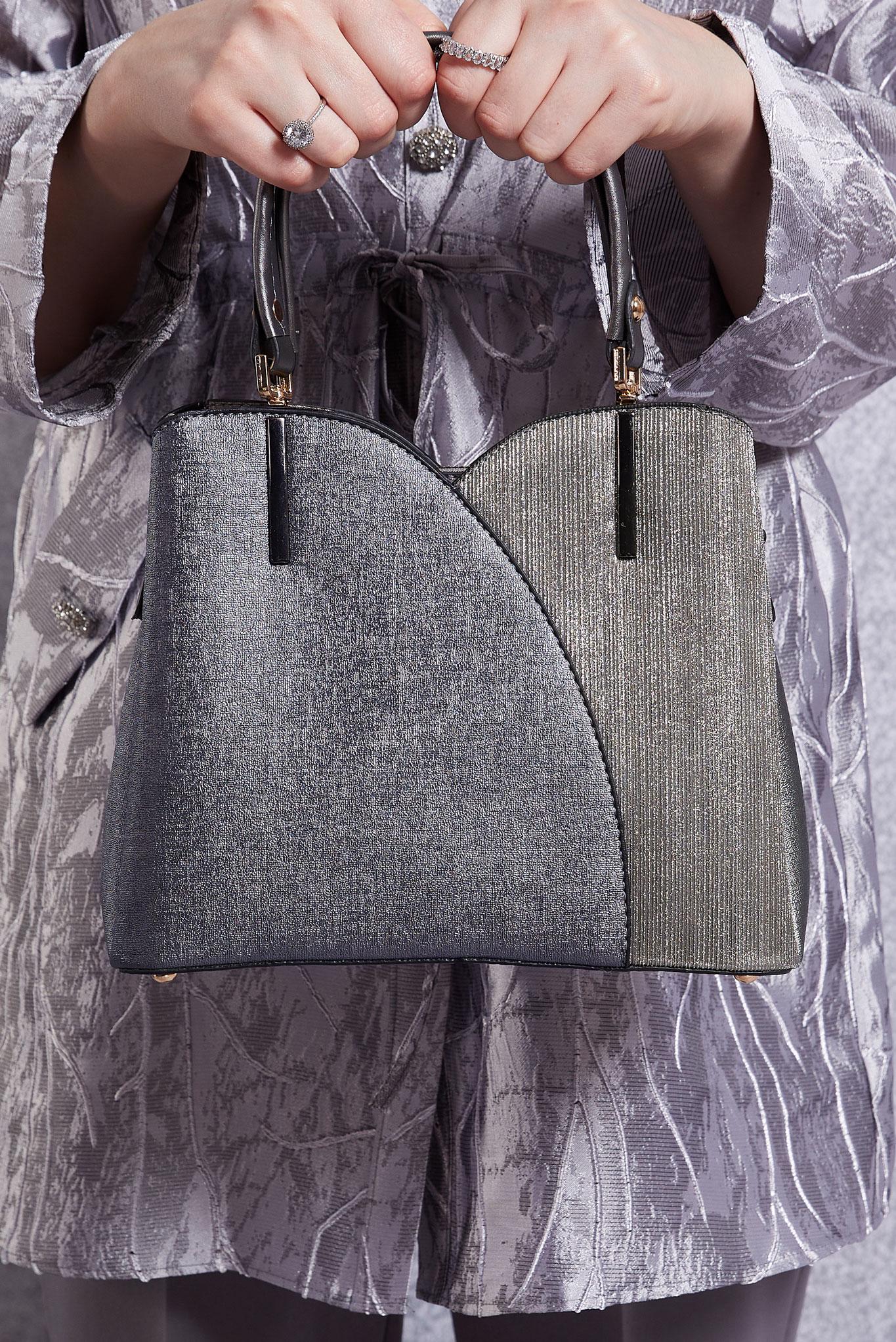 Tesettür giyim BEJ ALVİNA ÇANTA 2203