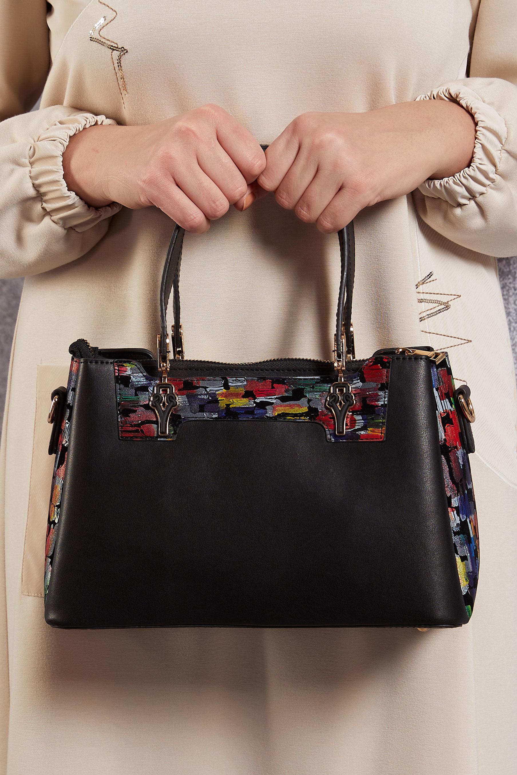 Tesettür giyim SİYAH ALVİNA ÇANTA 2509