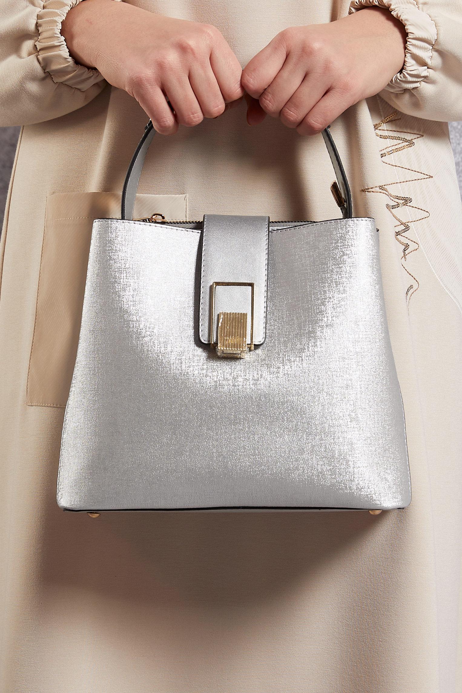 Hijab clothing SILVER ALVINA BAG 2515