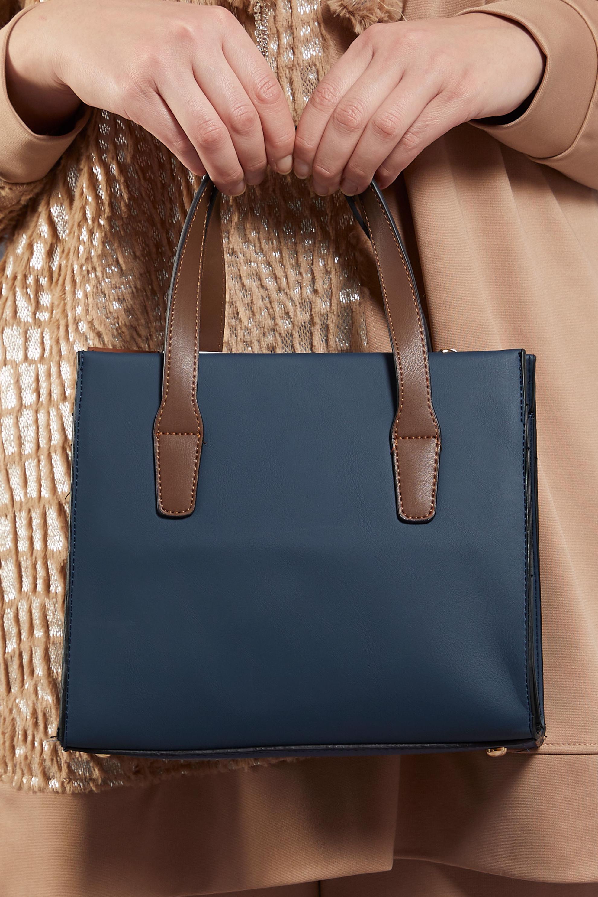 Tesettür giyim LACİVERT ALVİNA ÇANTA 2518