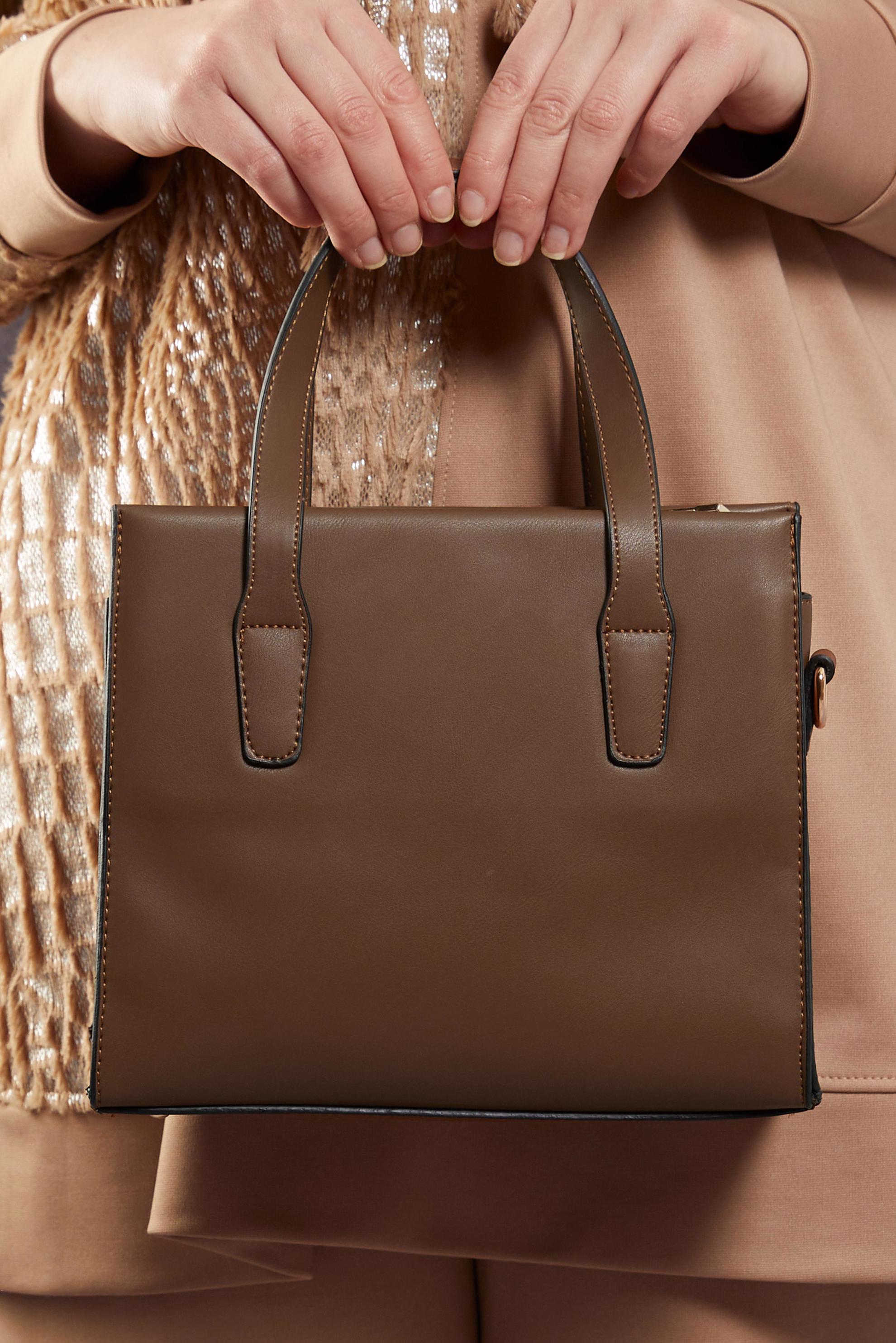 Tesettür giyim TABA ALVİNA ÇANTA 2518