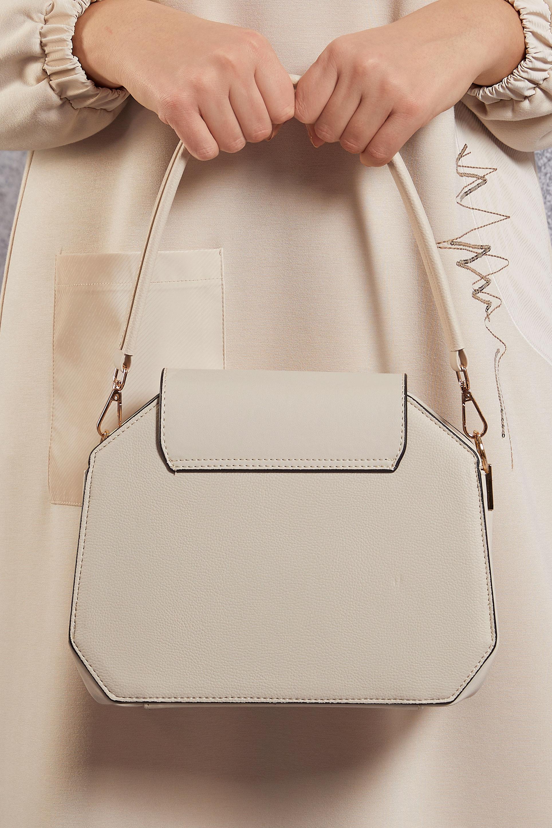 Tesettür giyim VİZON ALVİNA ÇANTA 2525