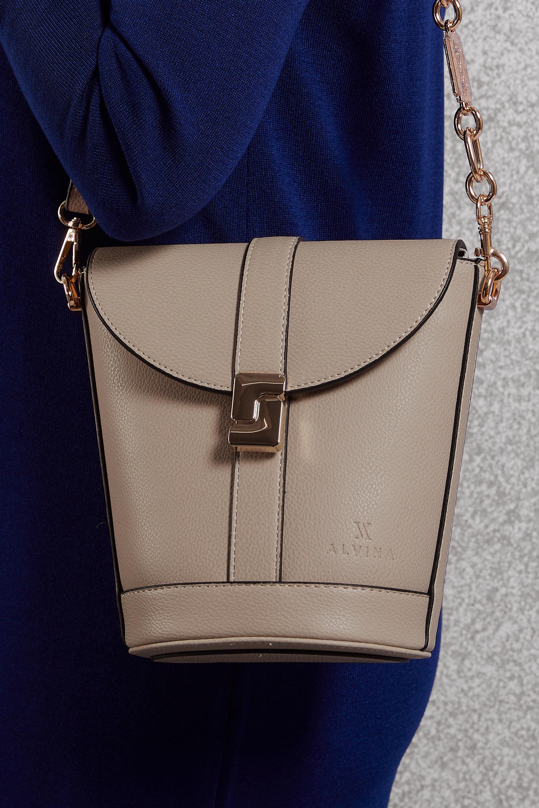 Tesettür giyim VİZON ALVİNA ÇANTA 2537