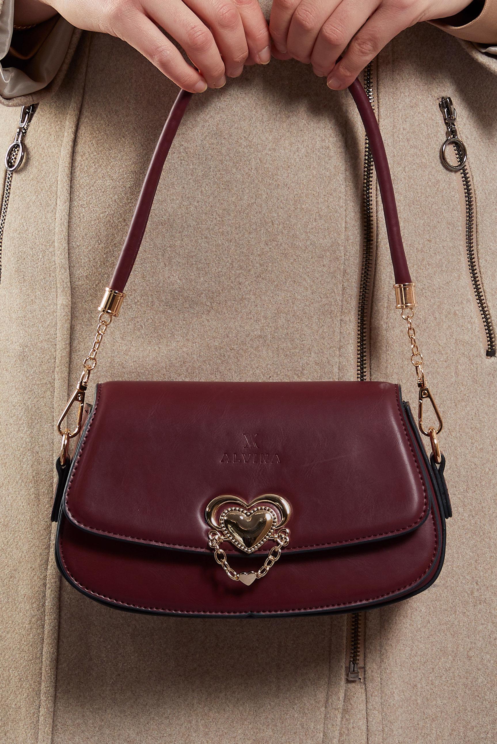 Tesettür giyim BORDO ALVİNA ÇANTA 2545