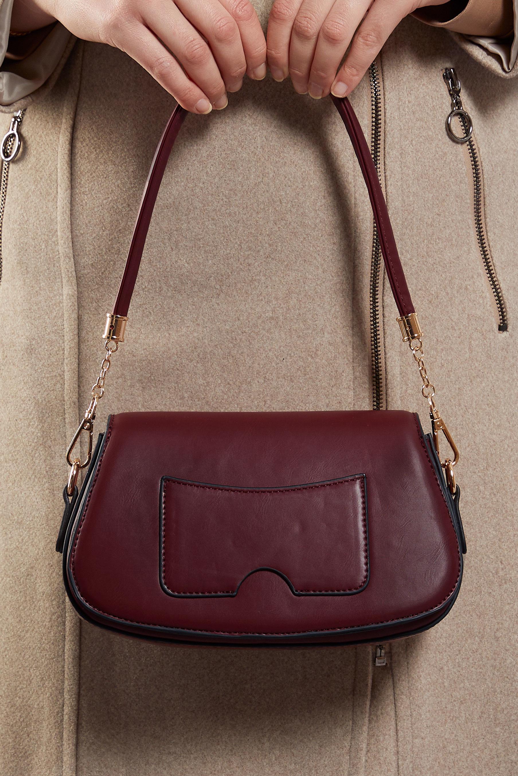 Tesettür giyim BORDO ALVİNA ÇANTA 2545