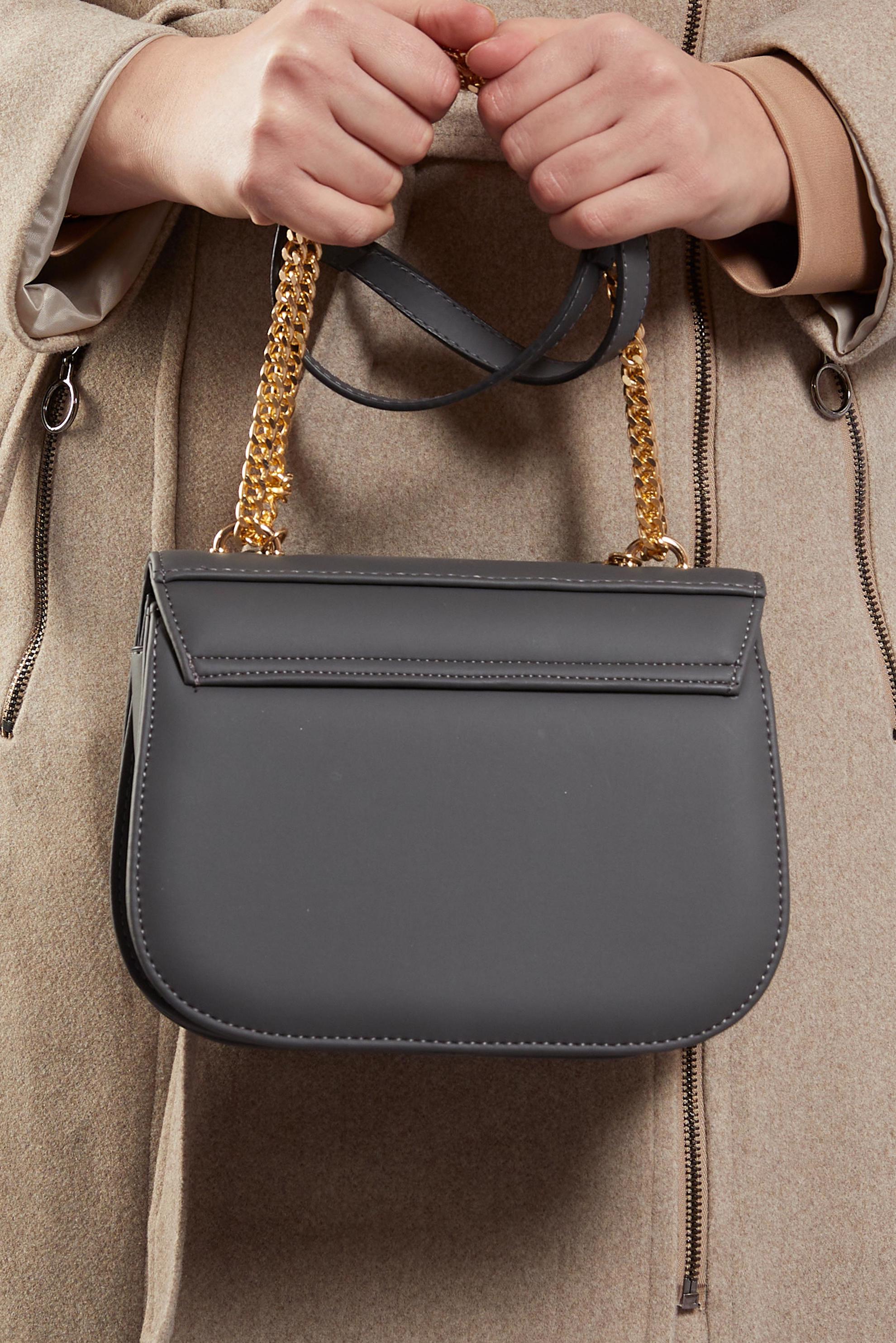 Tesettür giyim GRİ ALVİNA ÇANTA 2550