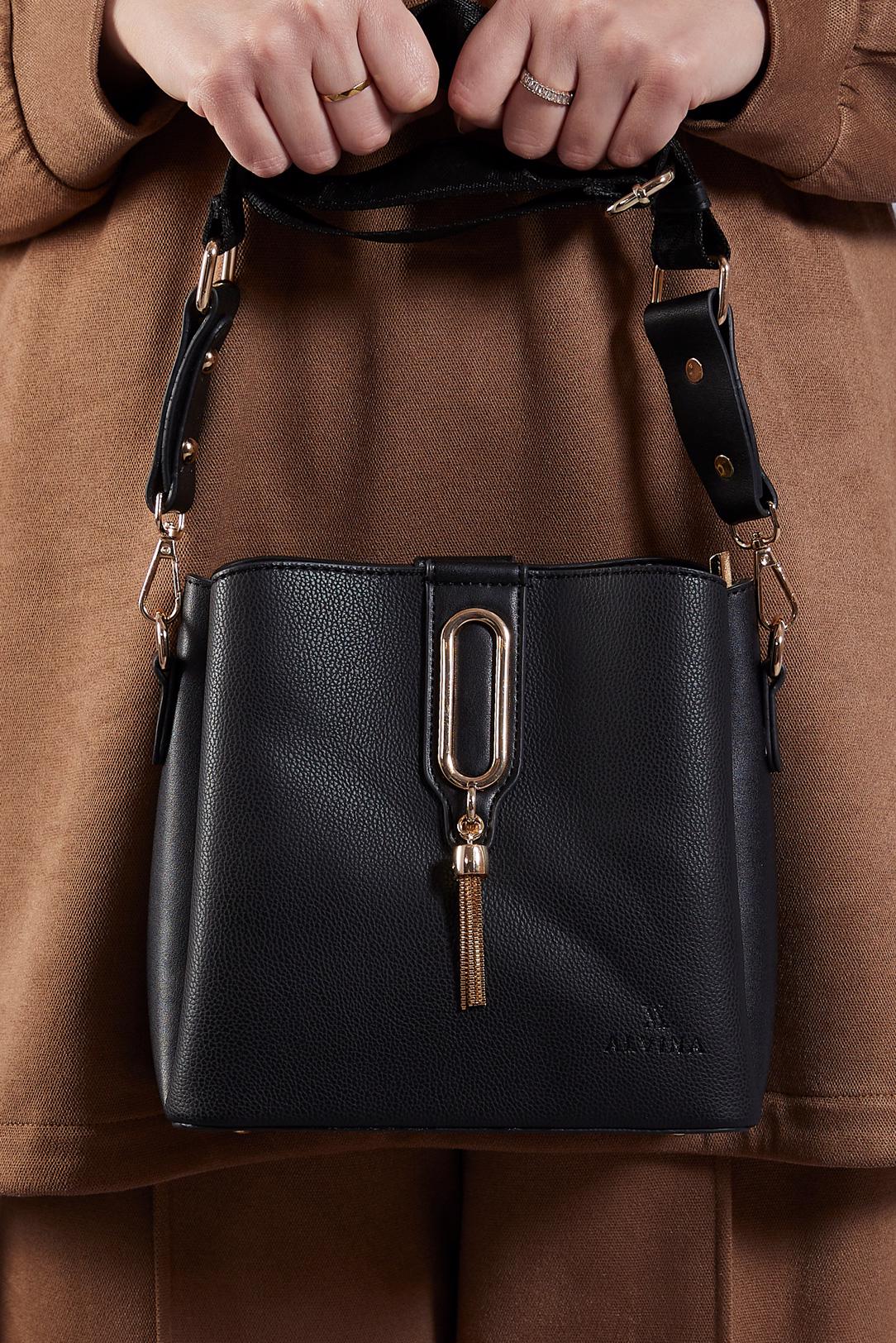 Tesettür giyim SİYAH ALVİNA ÇANTA 2559