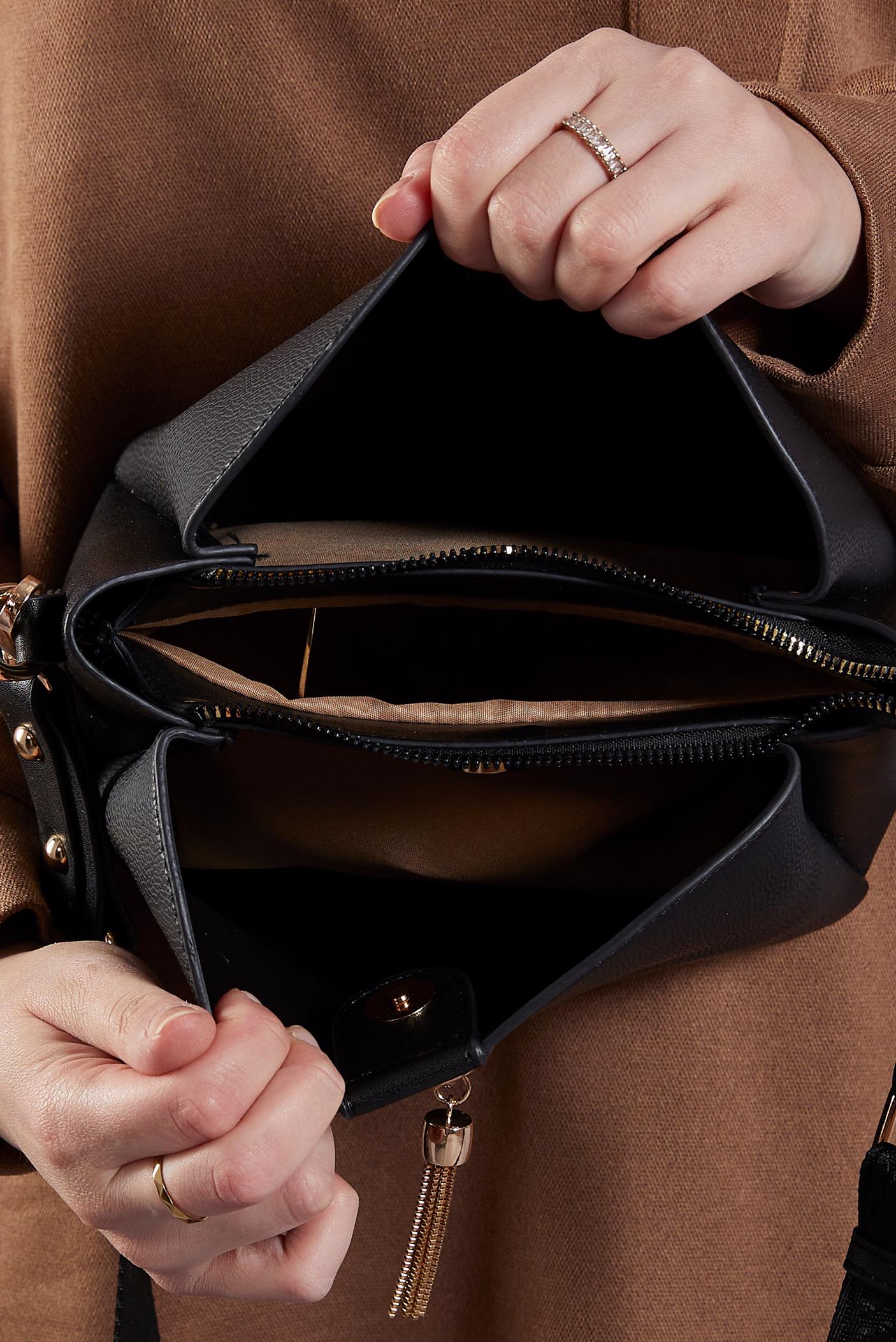 Tesettür giyim SİYAH ALVİNA ÇANTA 2559